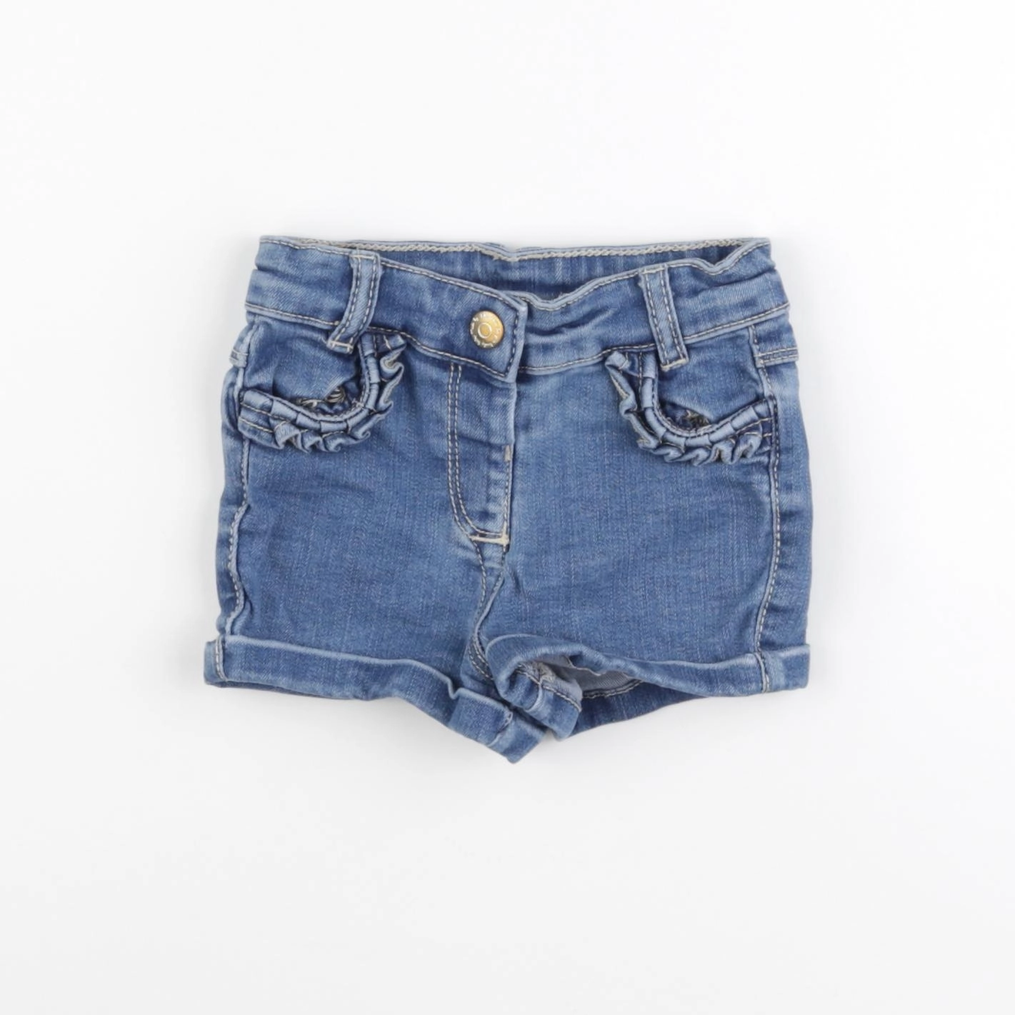 Tape à l'oeil - short bleu - 12 mois