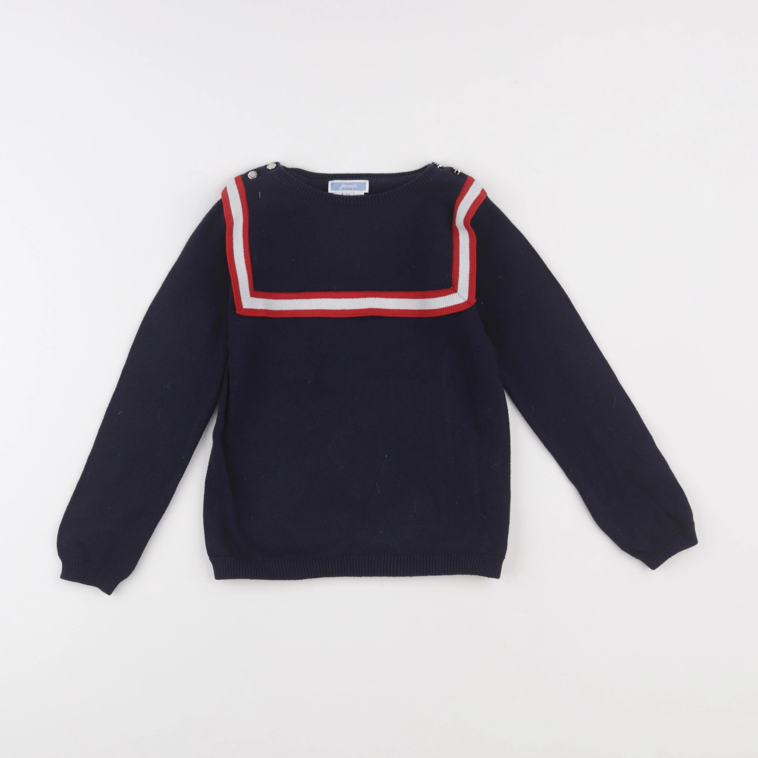 Jacadi - pull bleu - 6 ans