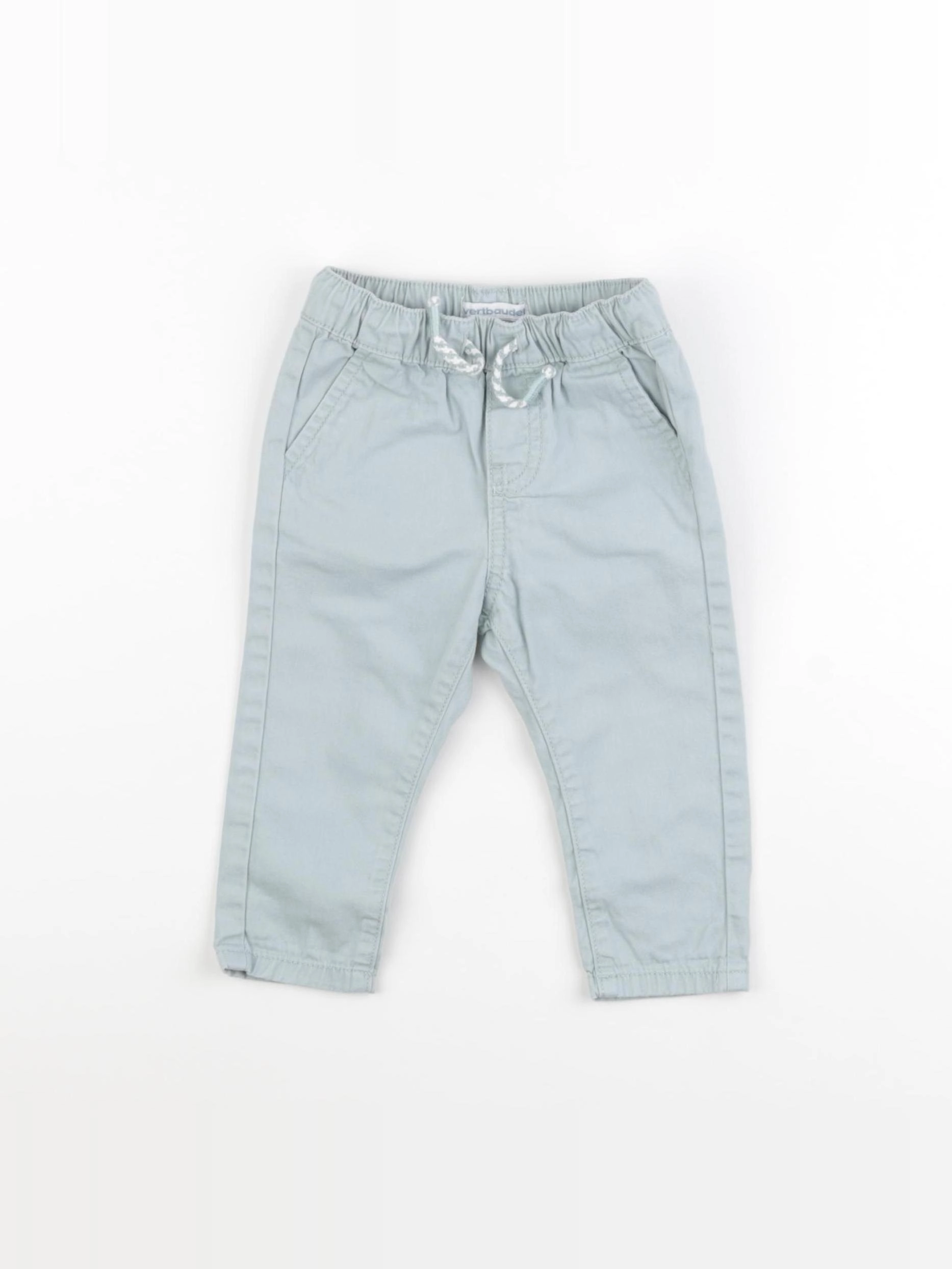 Vertbaudet - pantalon bleu - 6 mois