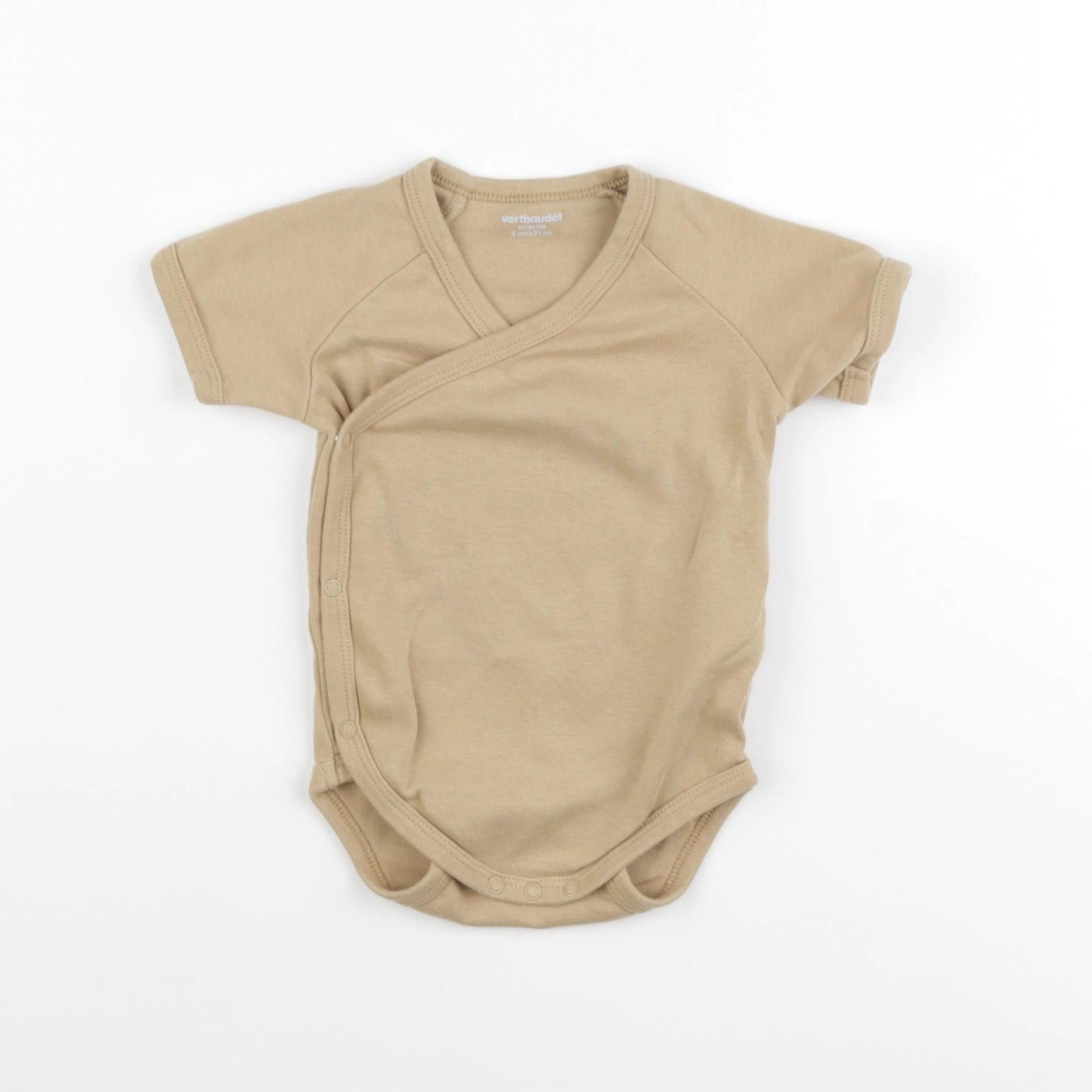 Vertbaudet - body jaune - 9 mois