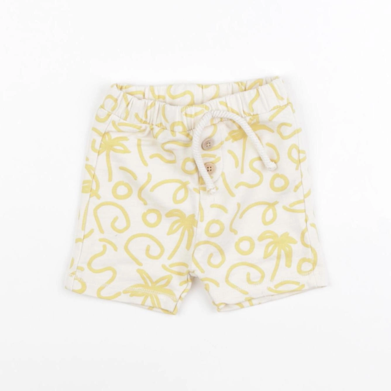 Zara - short jaune - 1/3 mois