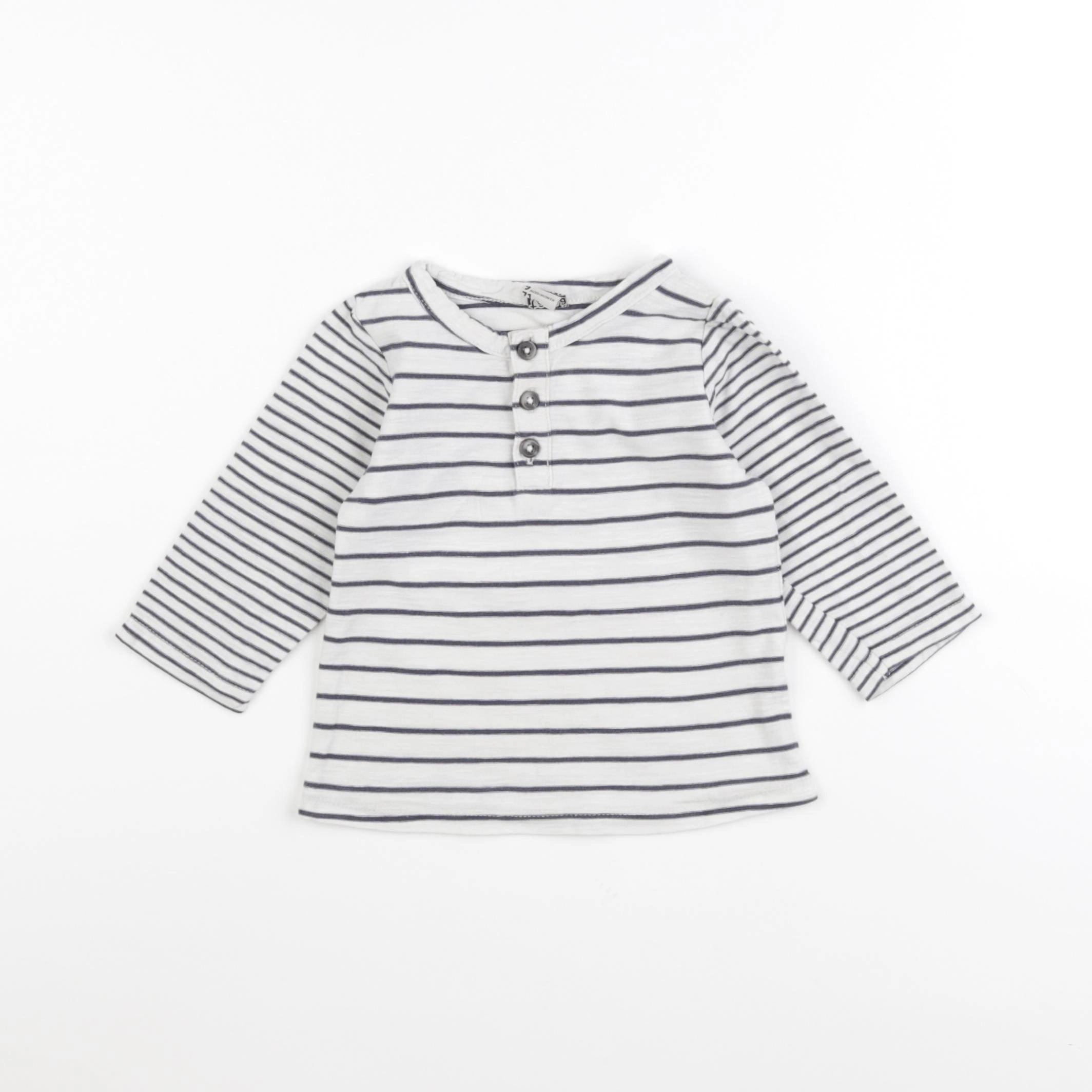 Tape à l'oeil - tee-shirt bleu - 9 mois