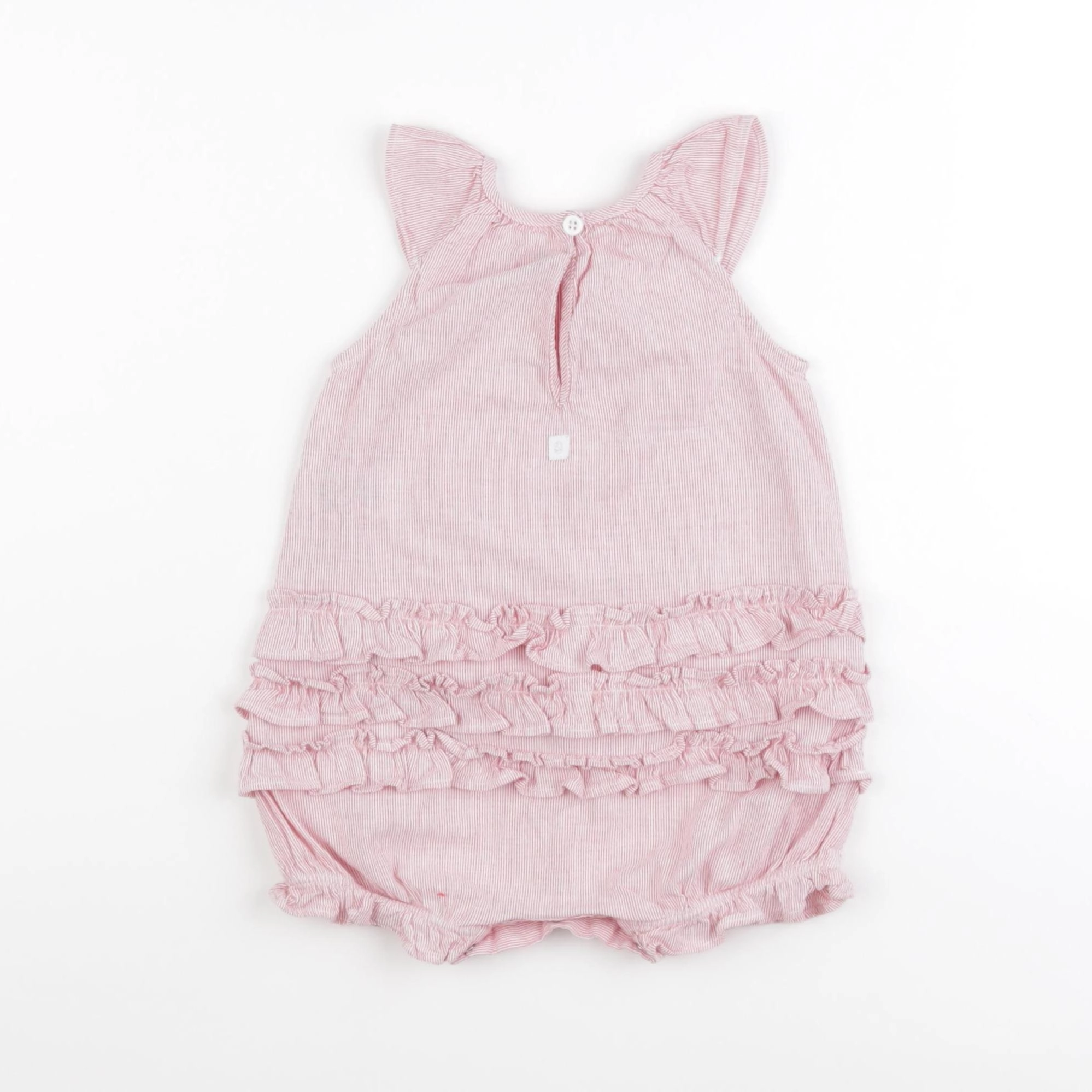Petit Bateau - combinaison rouge - 6 mois