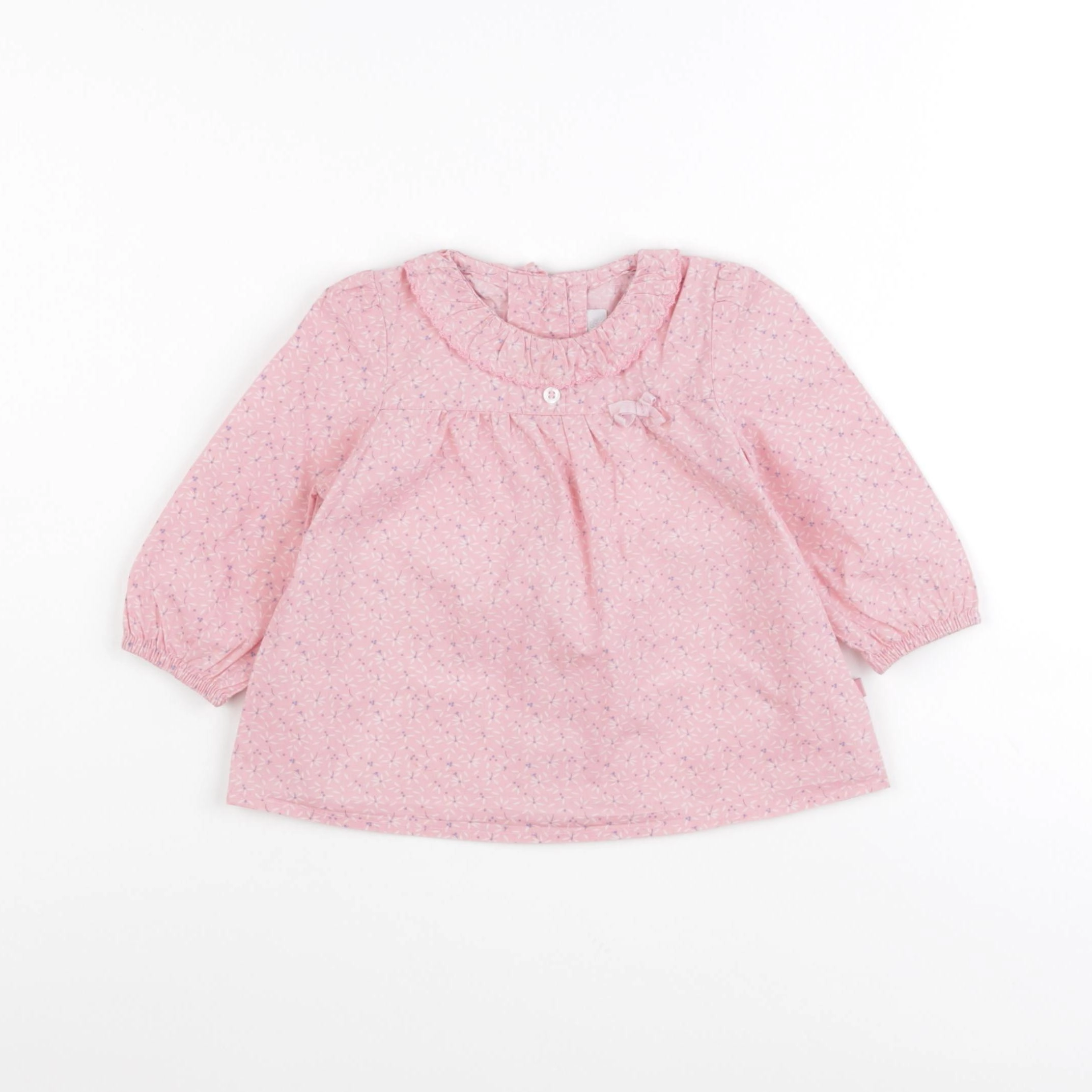 Cadet Rousselle - blouse rose - 12 mois
