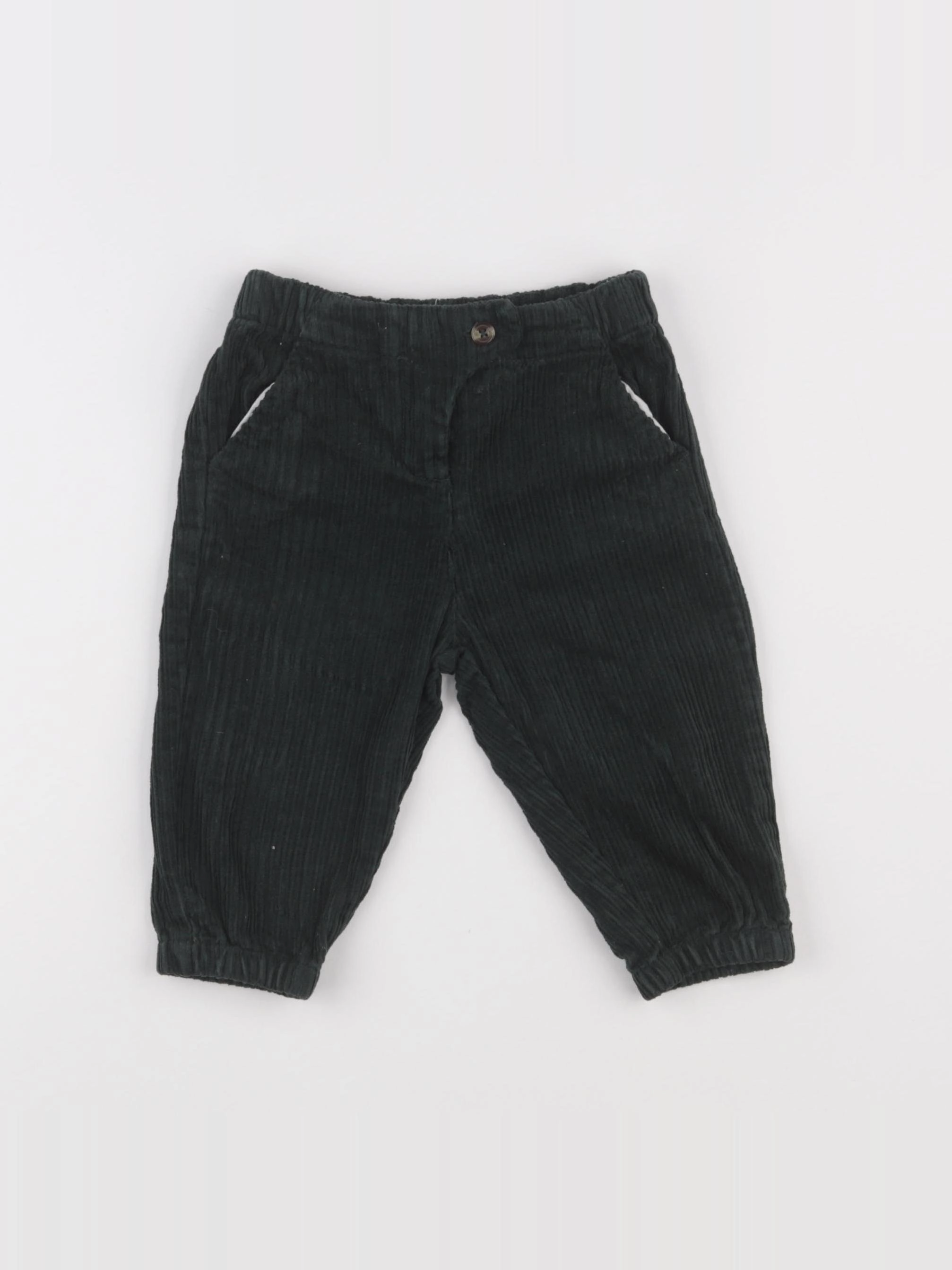 Boutchou - pantalon vert - 9 mois