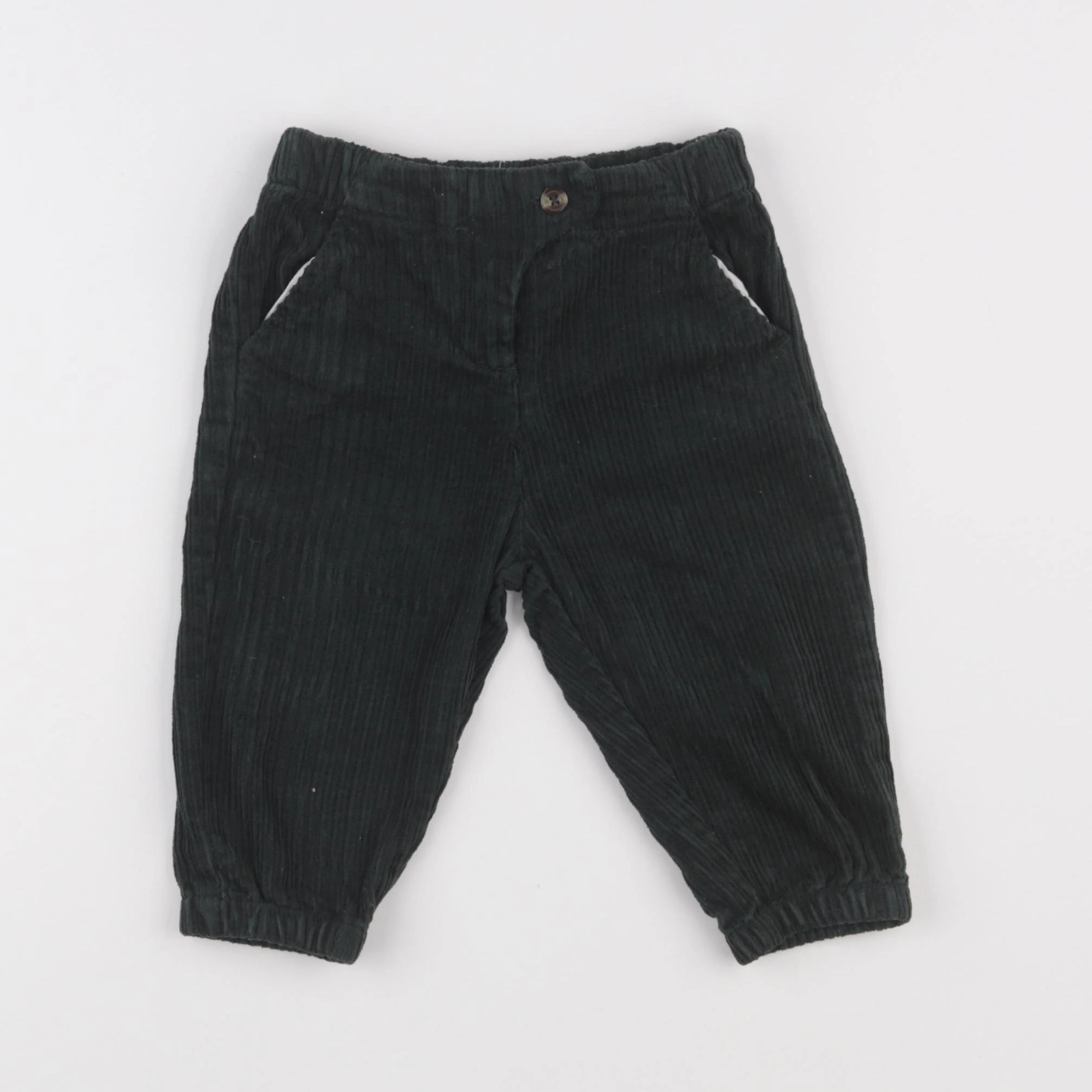 Boutchou - pantalon vert - 9 mois