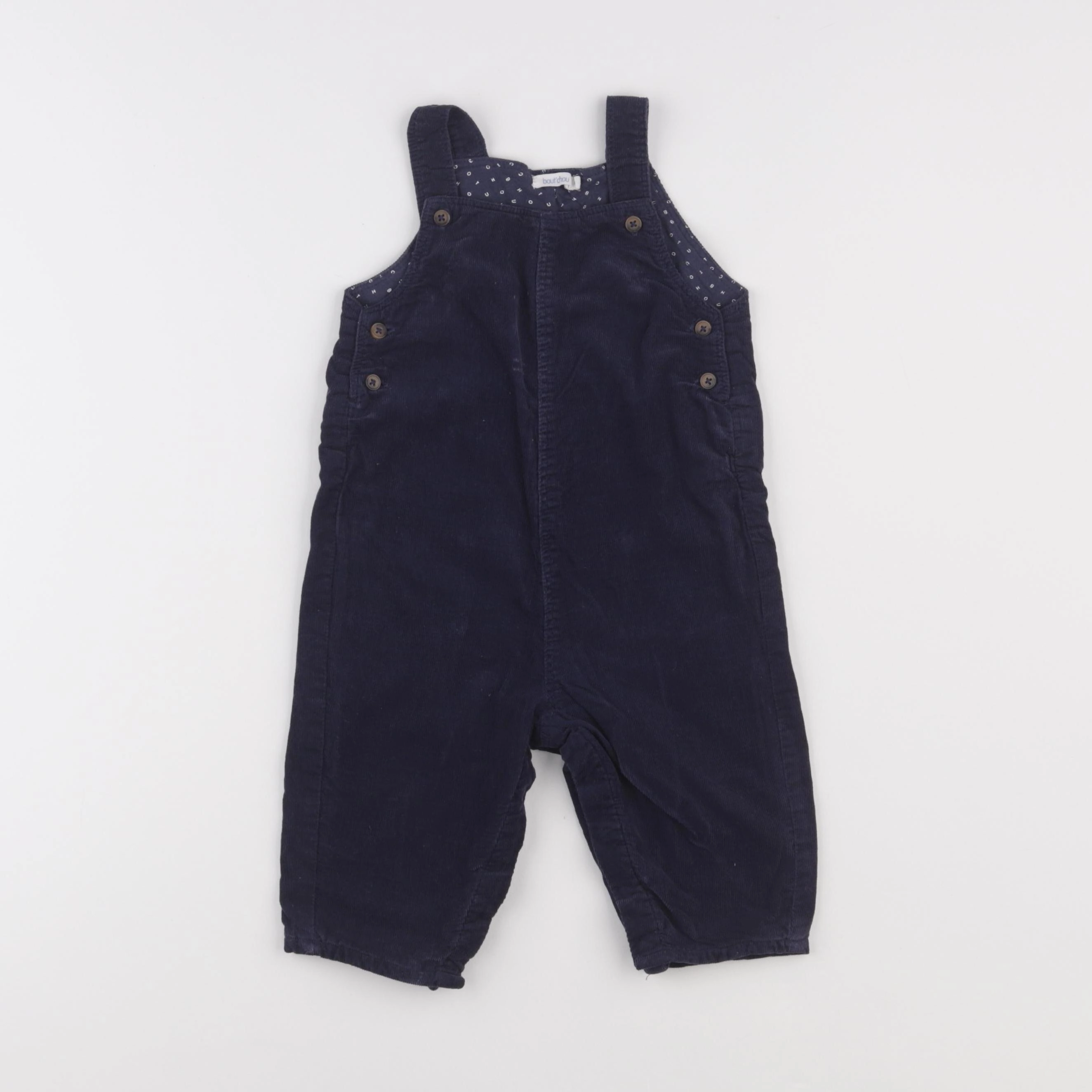 Boutchou - salopette bleu - 9 mois
