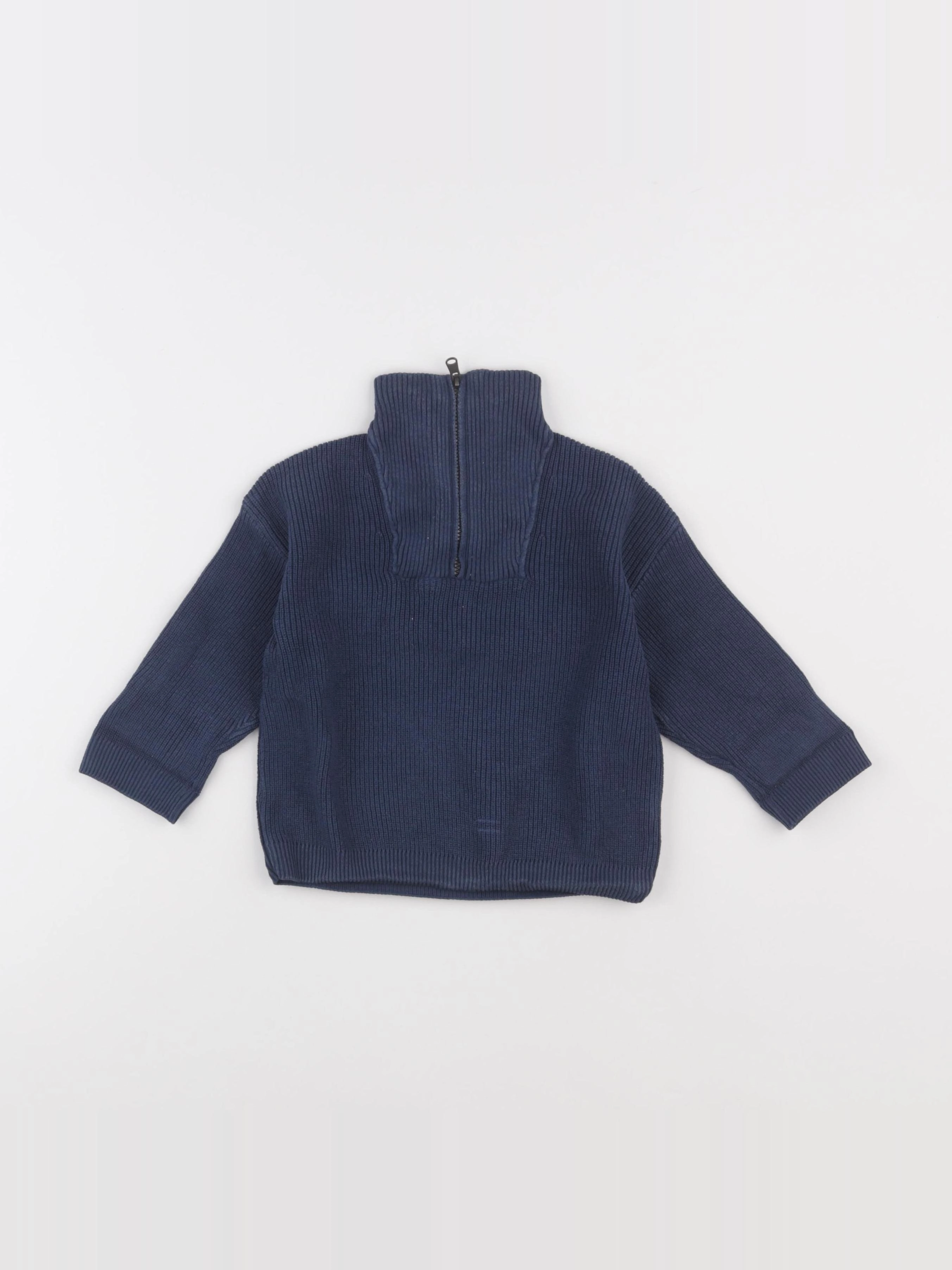 Zara - pull bleu - 9/12 mois