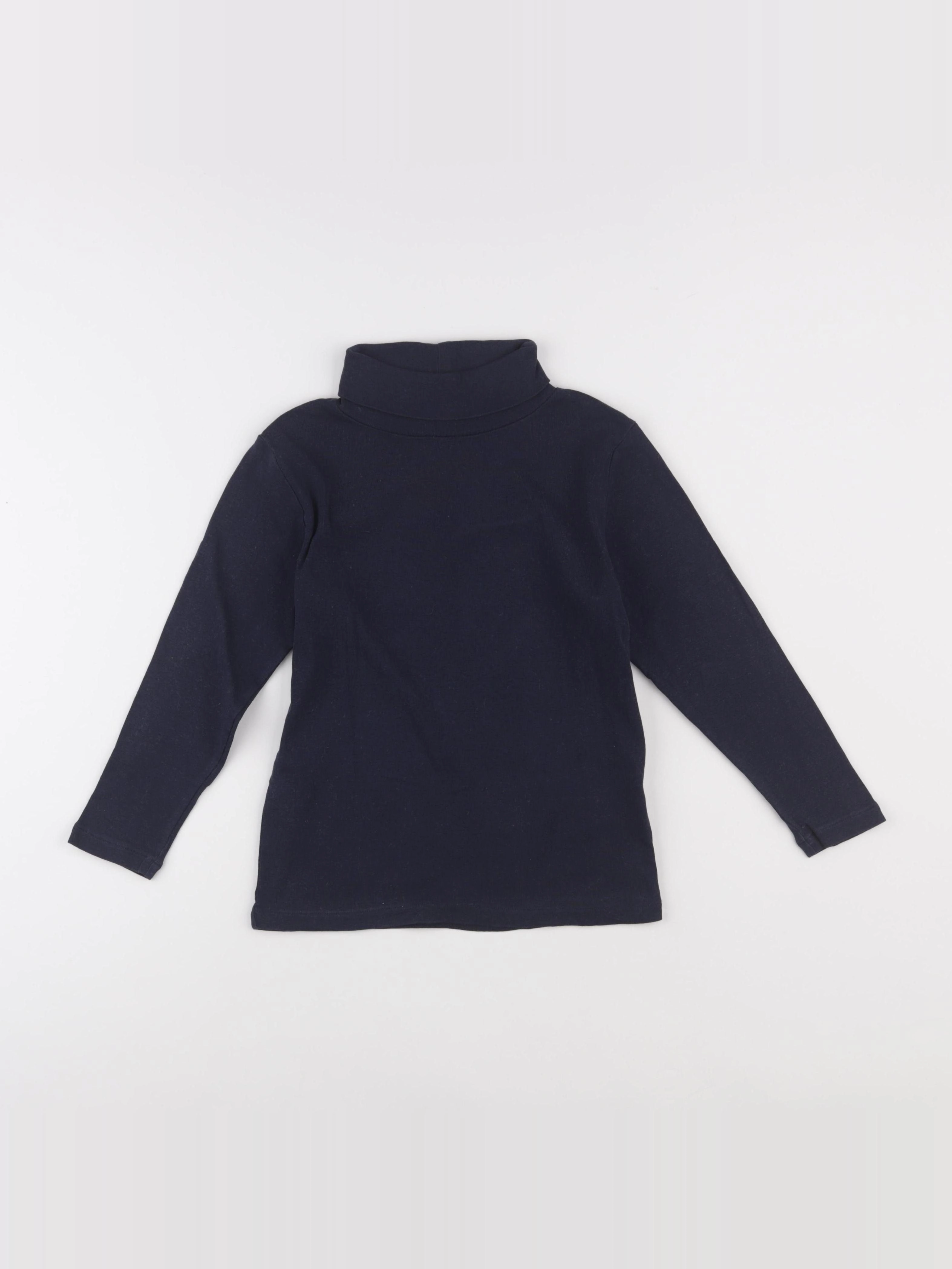 Vertbaudet - sous-pull bleu - 8 ans