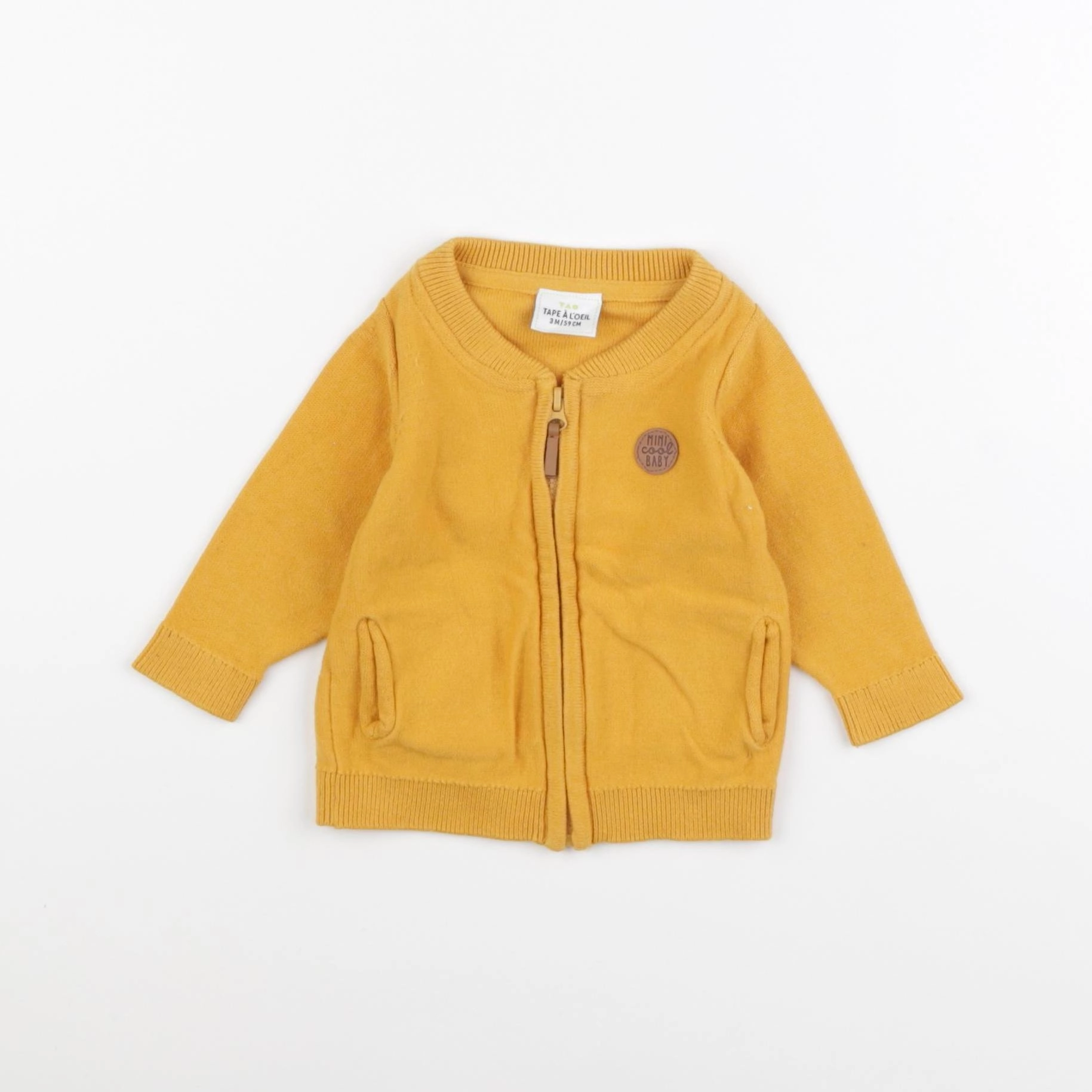 Tape à l'oeil - pull jaune - 3 mois