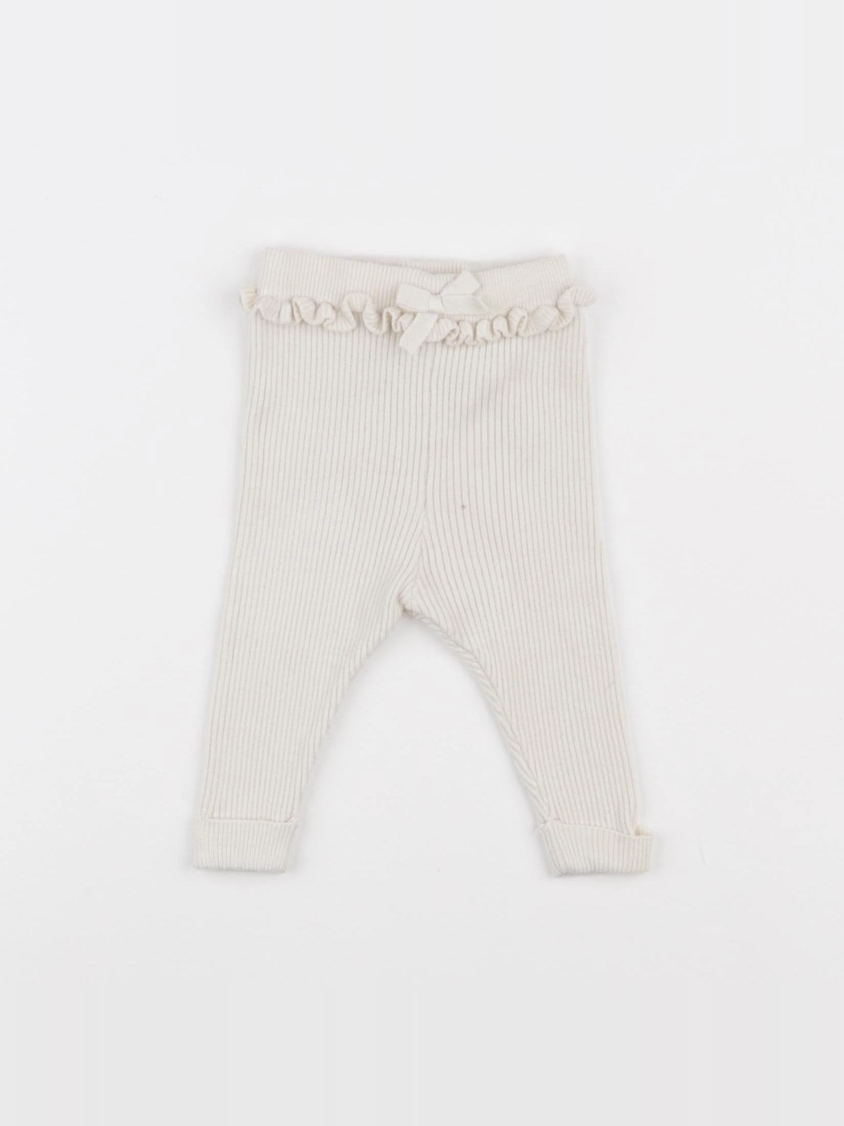 Vertbaudet - legging blanc - 1 mois