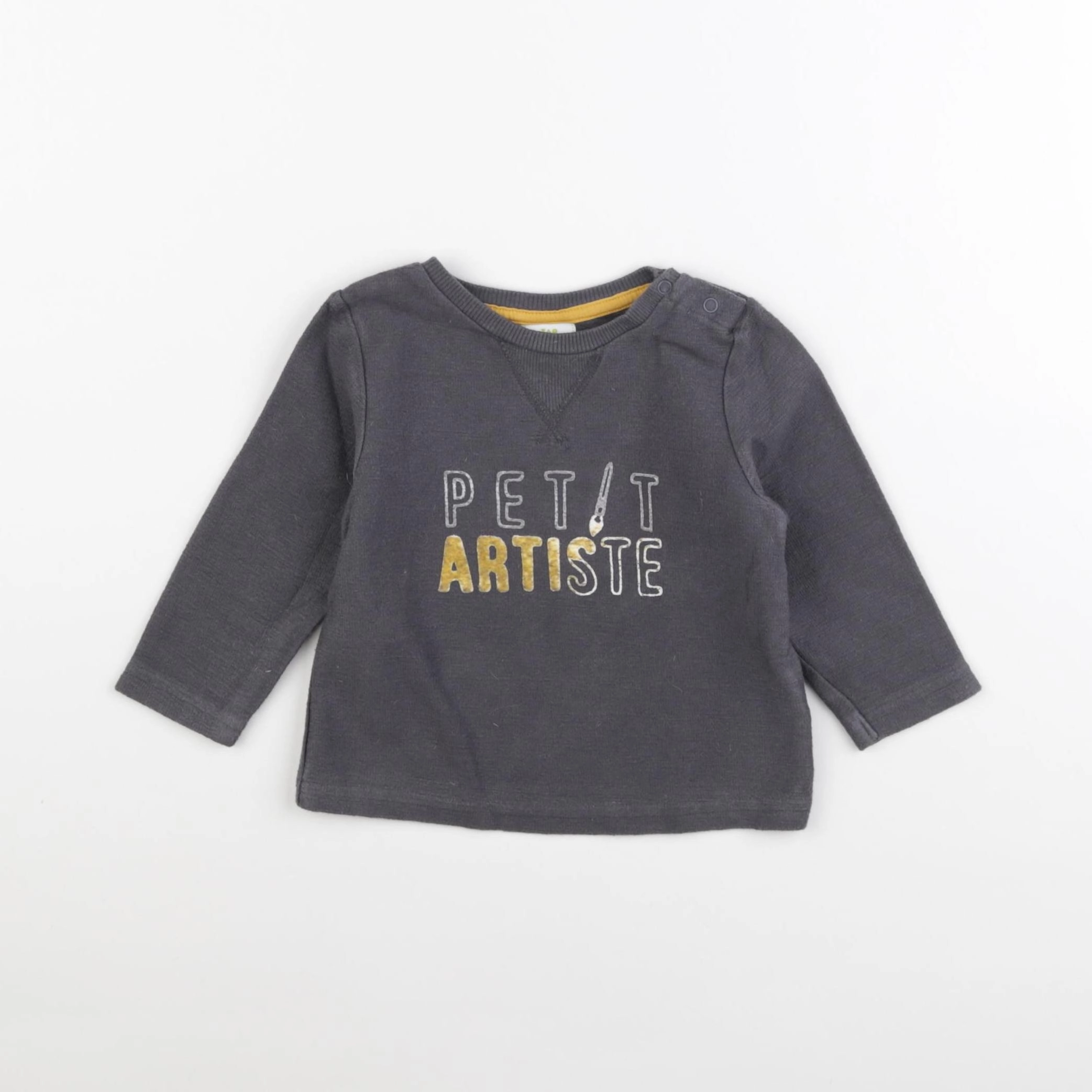 Tape à l'oeil - tee-shirt gris - 6 mois