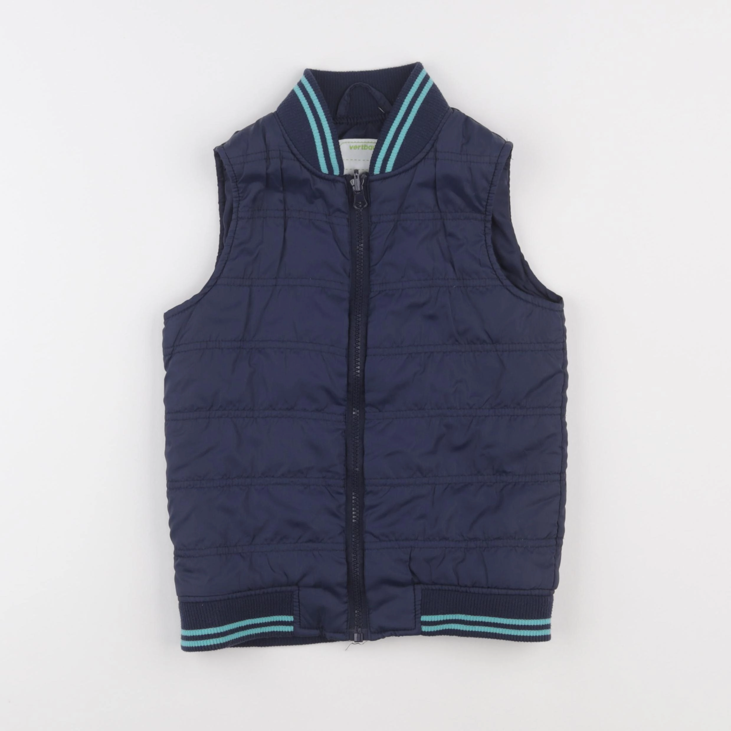 Vertbaudet - doudoune bleu - 7 ans