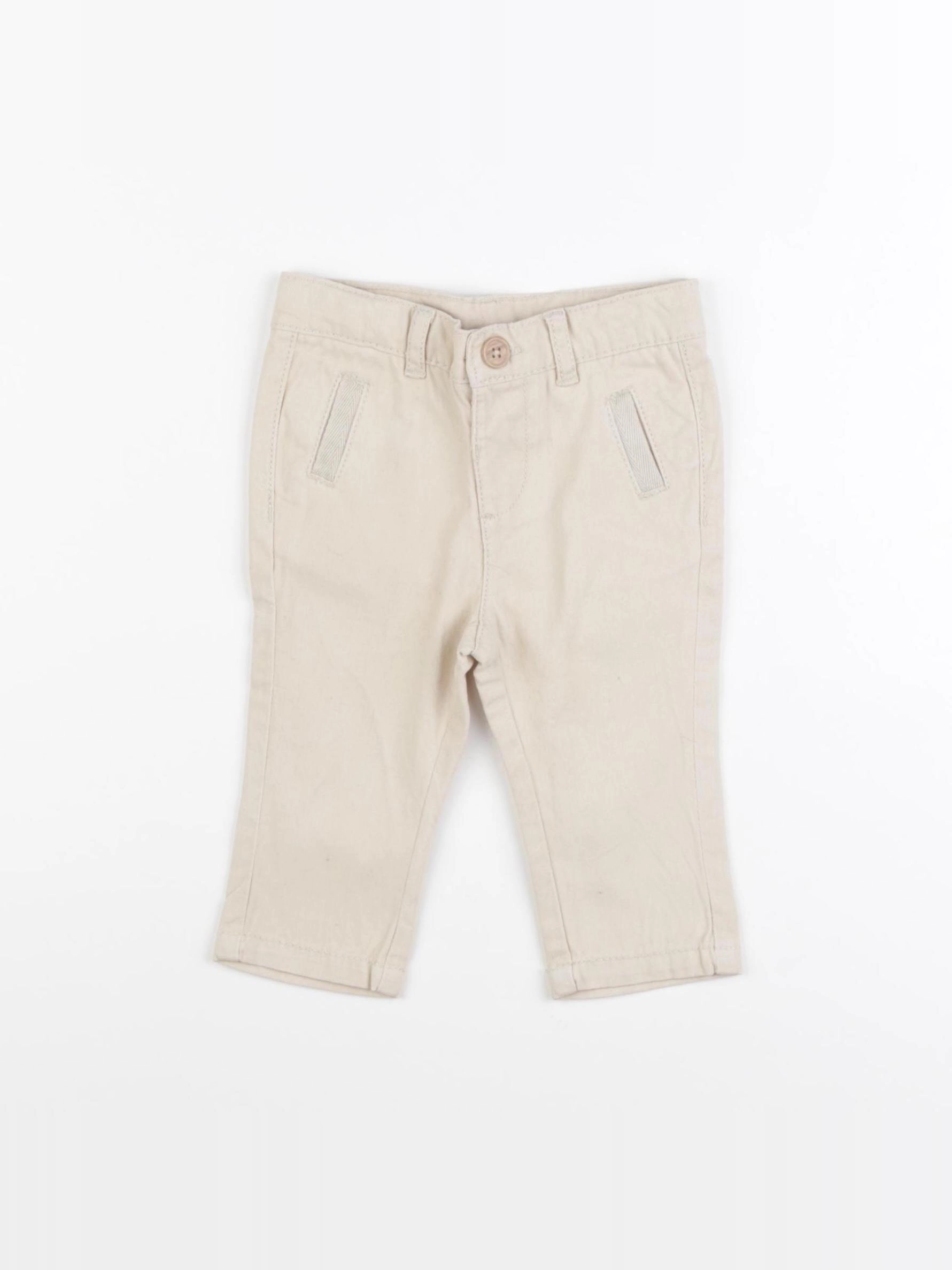 Tape à l'oeil - pantalon beige - 6 mois