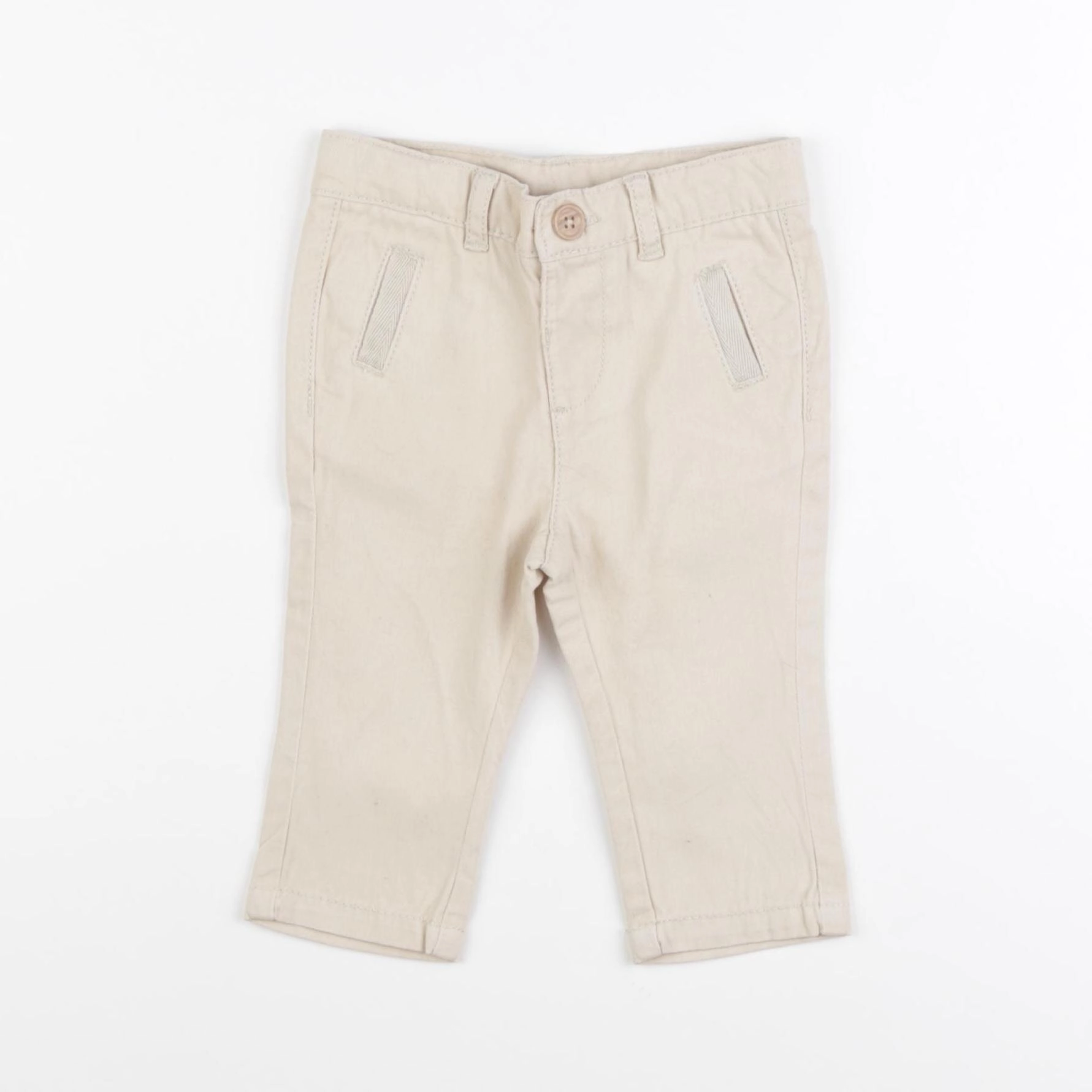 Tape à l'oeil - pantalon beige - 6 mois