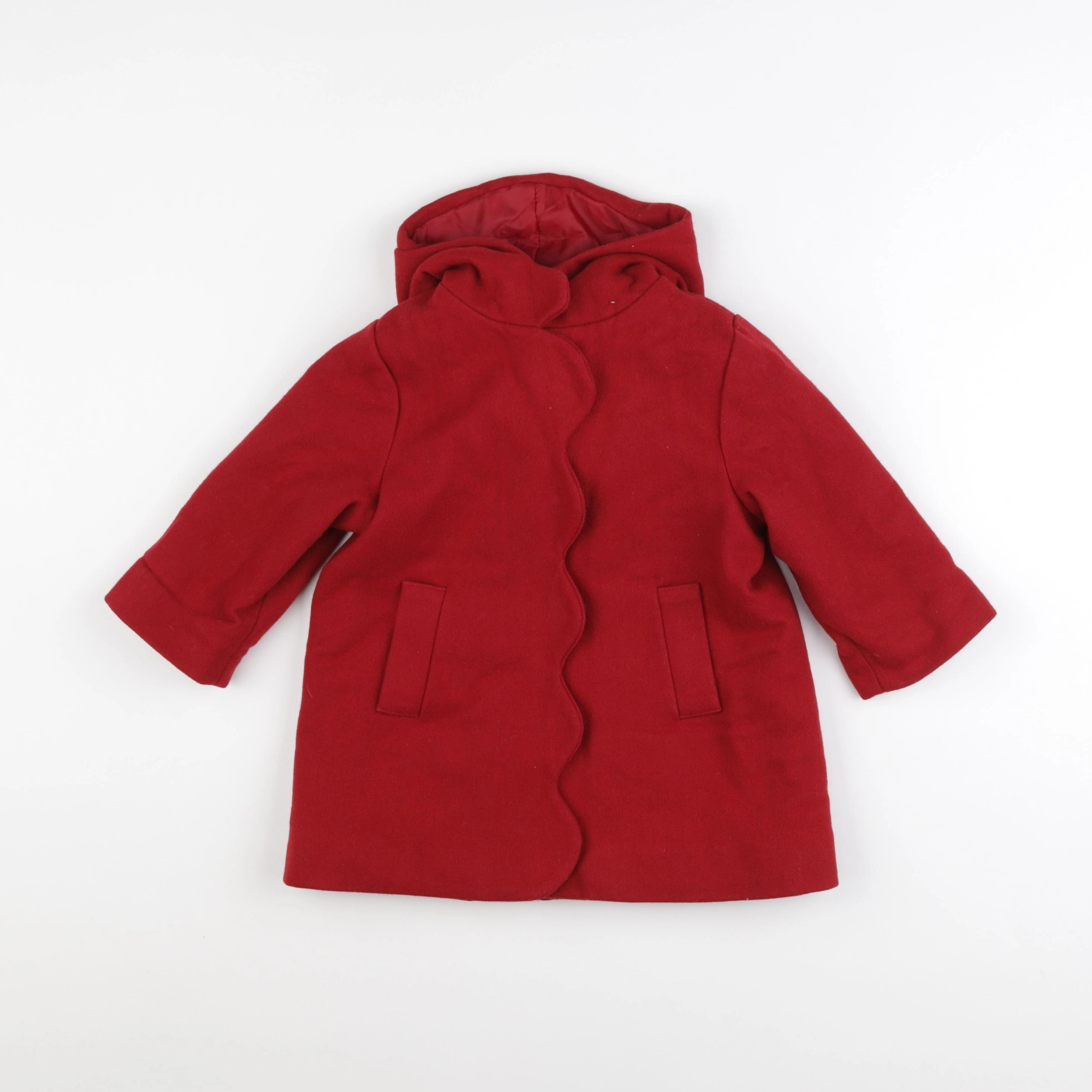 Jacadi - manteau rouge - 24 mois