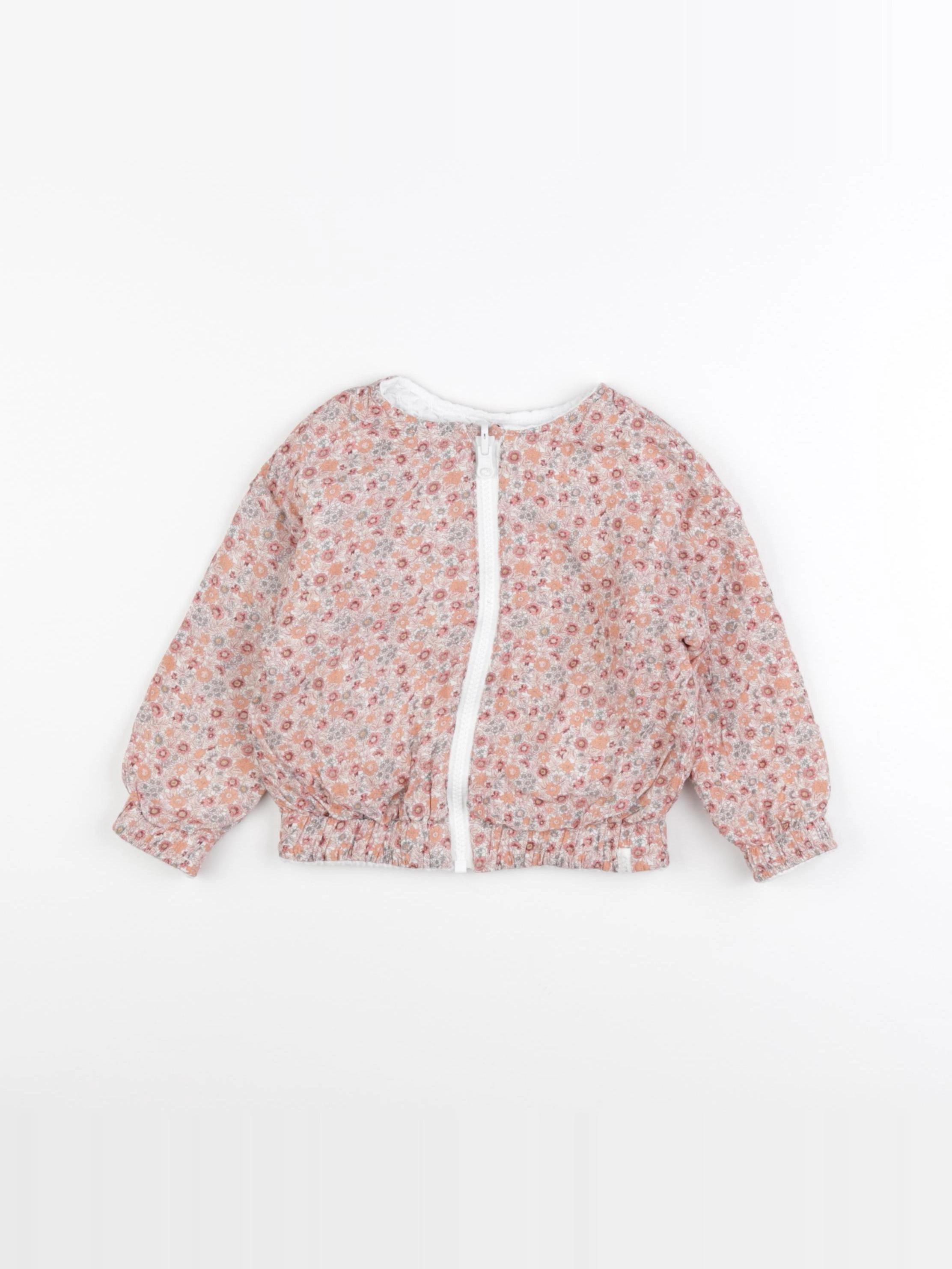 IKKS - veste réversible multicolore - 2 ans