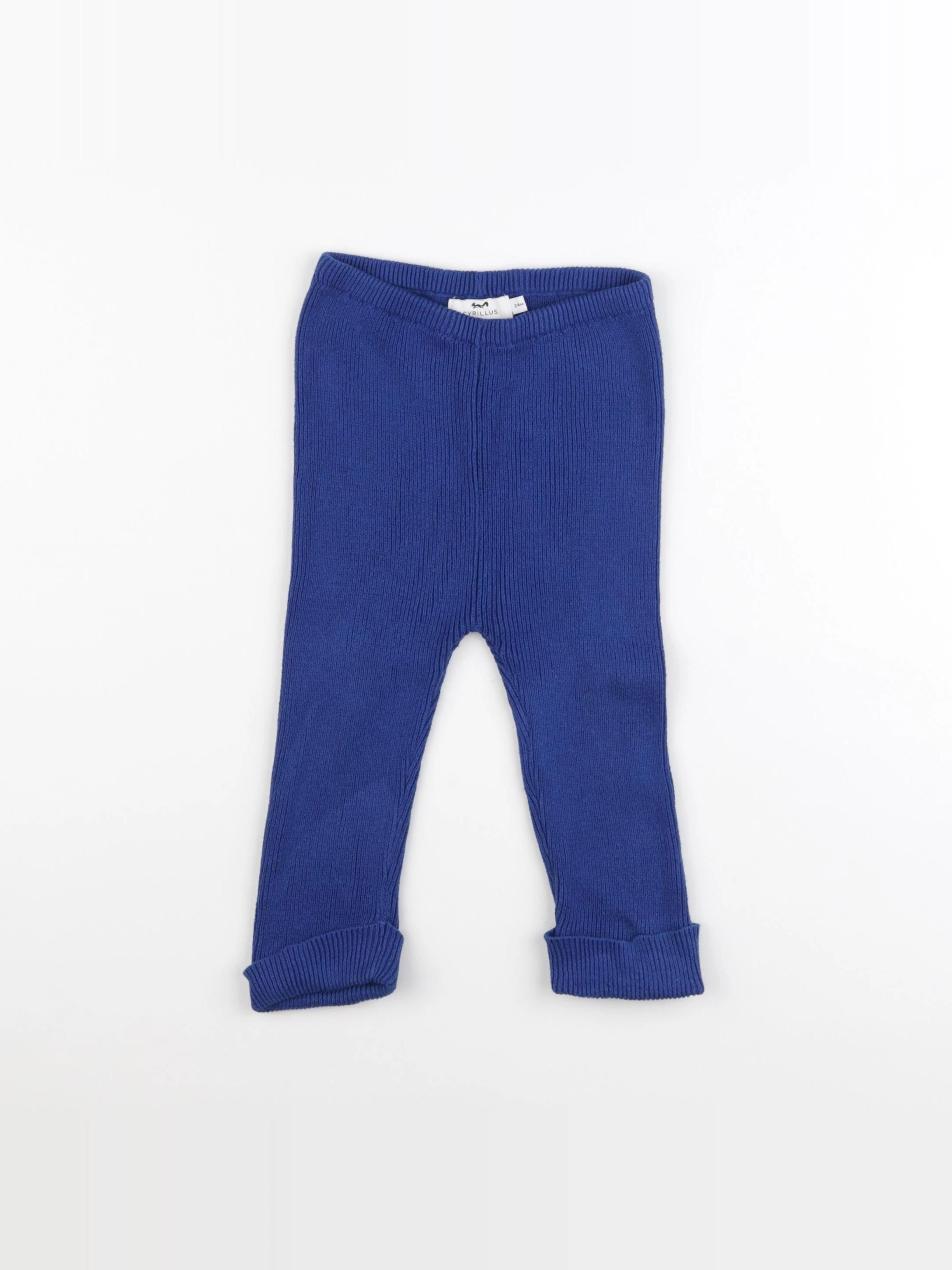 Cyrillus - legging bleu - 24 mois