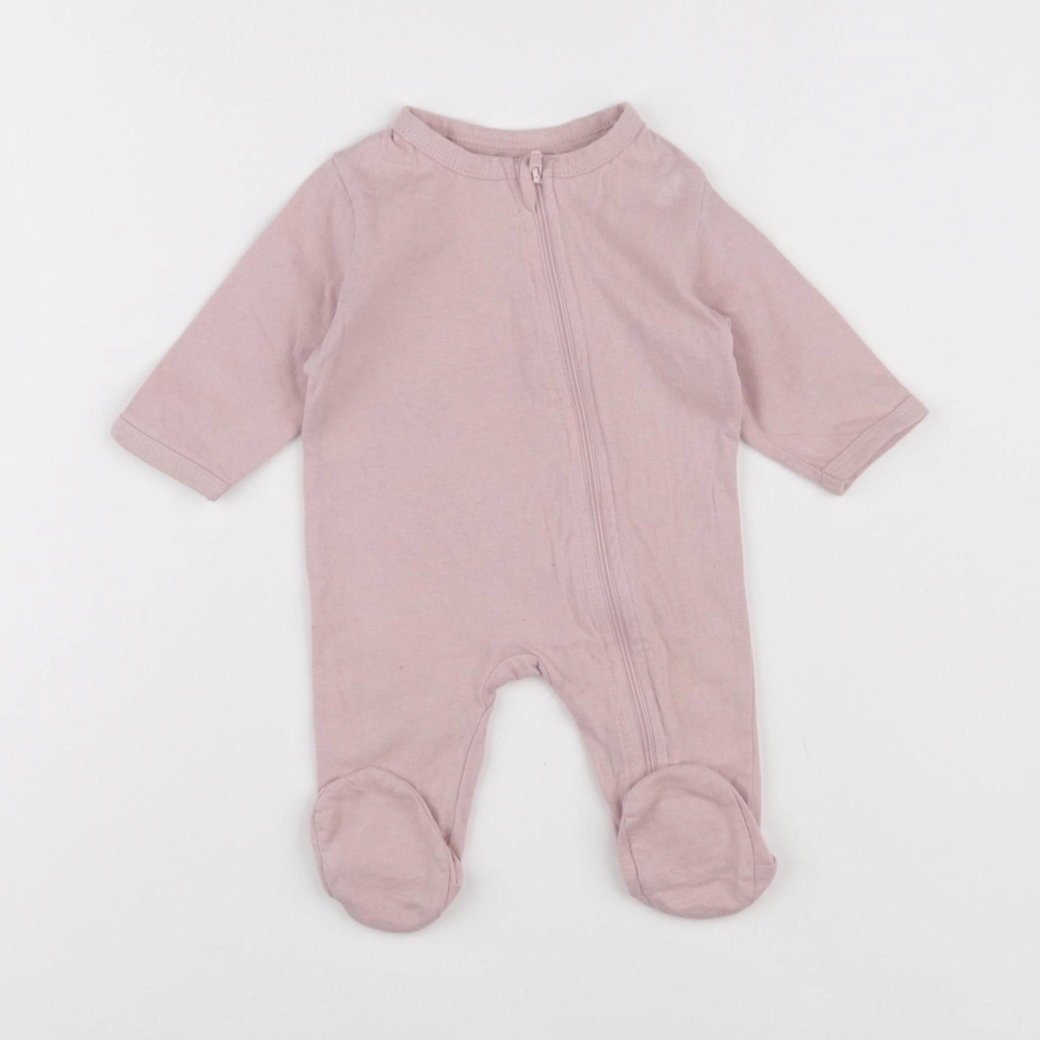 Vertbaudet - pyjama coton rose - 1 mois
