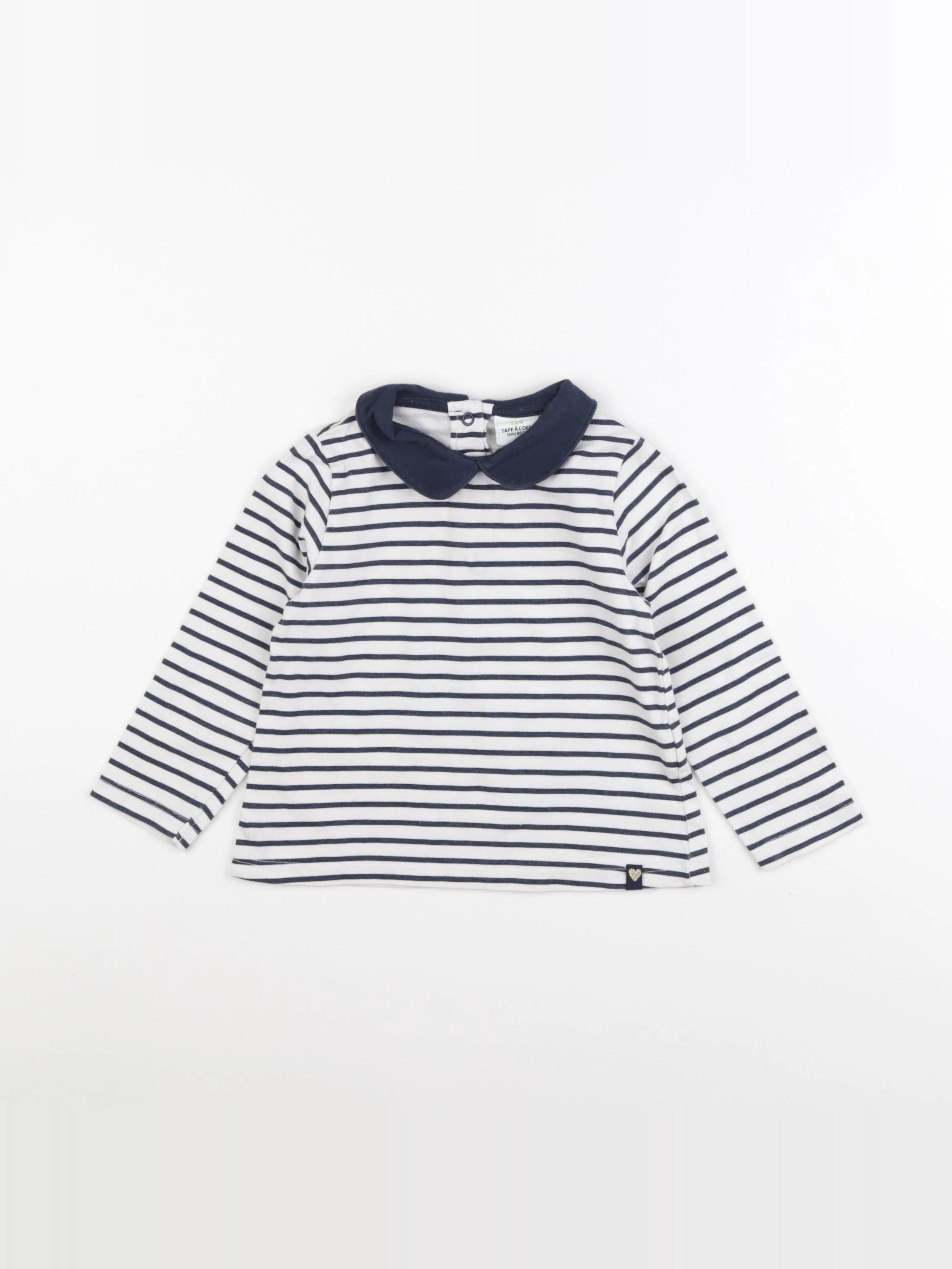 Tape à l'oeil - tee-shirt bleu - 18 mois