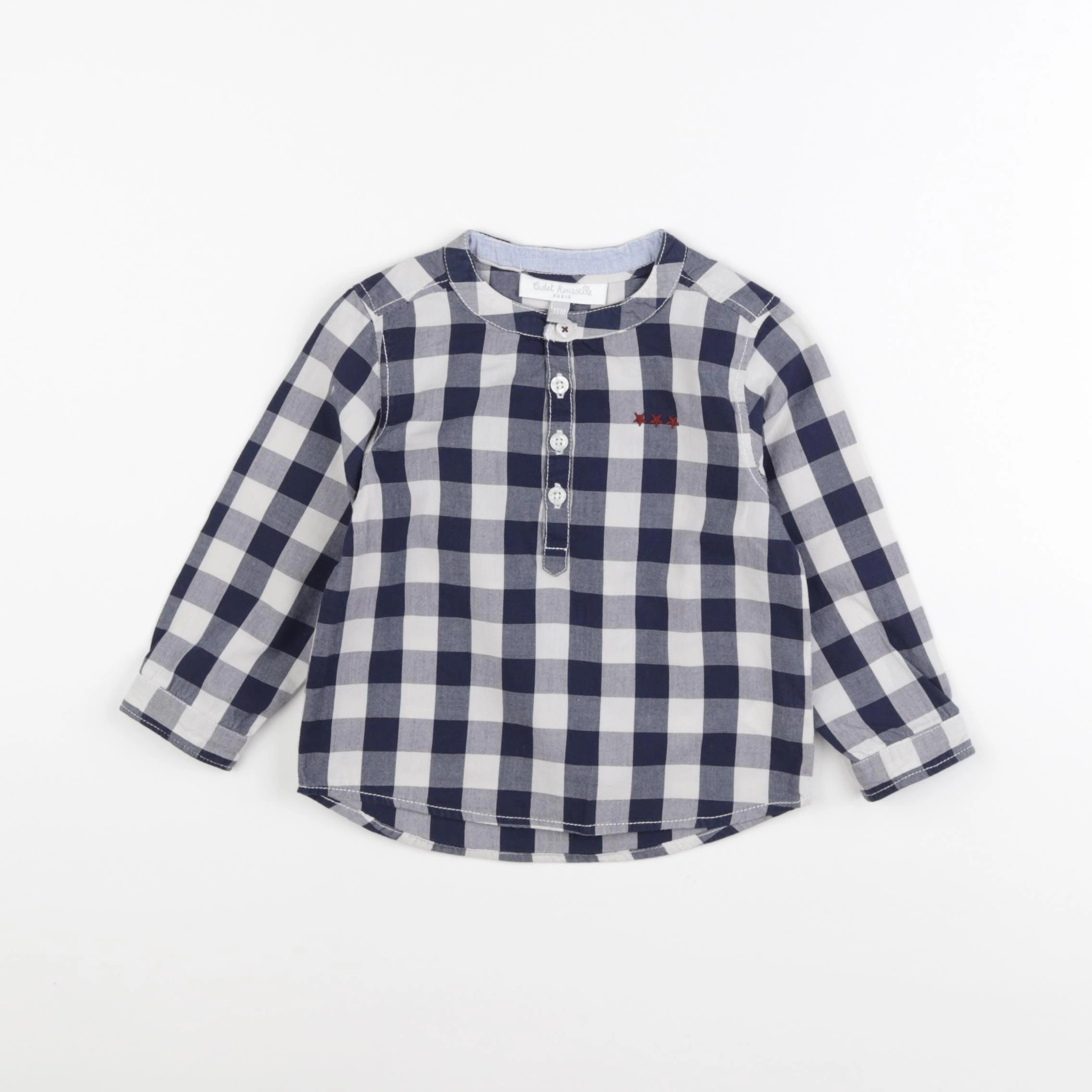 Cadet Rousselle - chemise bleu - 18 mois