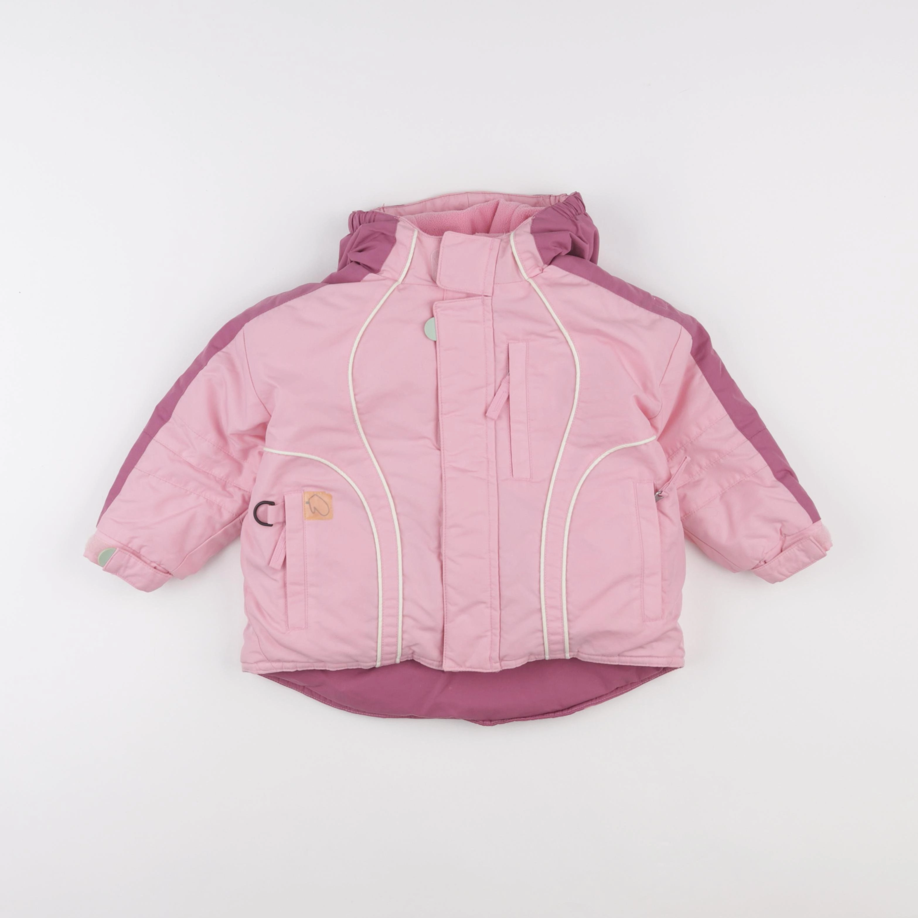 Decathlon ski - manteau de ski rose - 6/9 mois