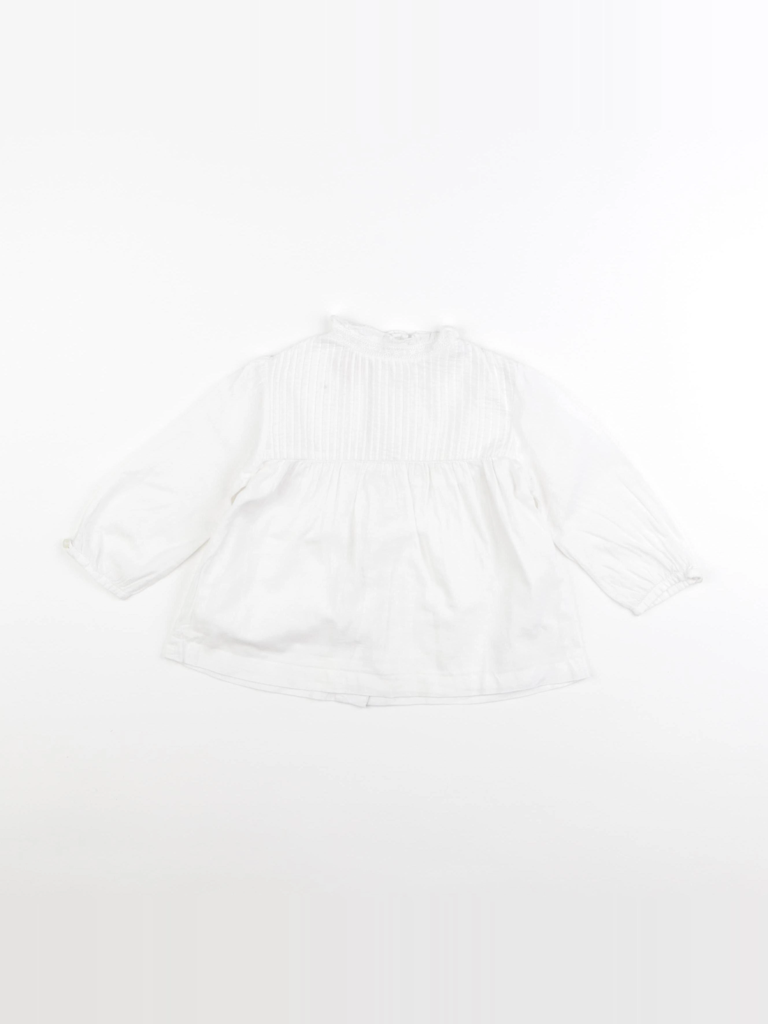 Gocco - blouse blanc - 12/18 mois