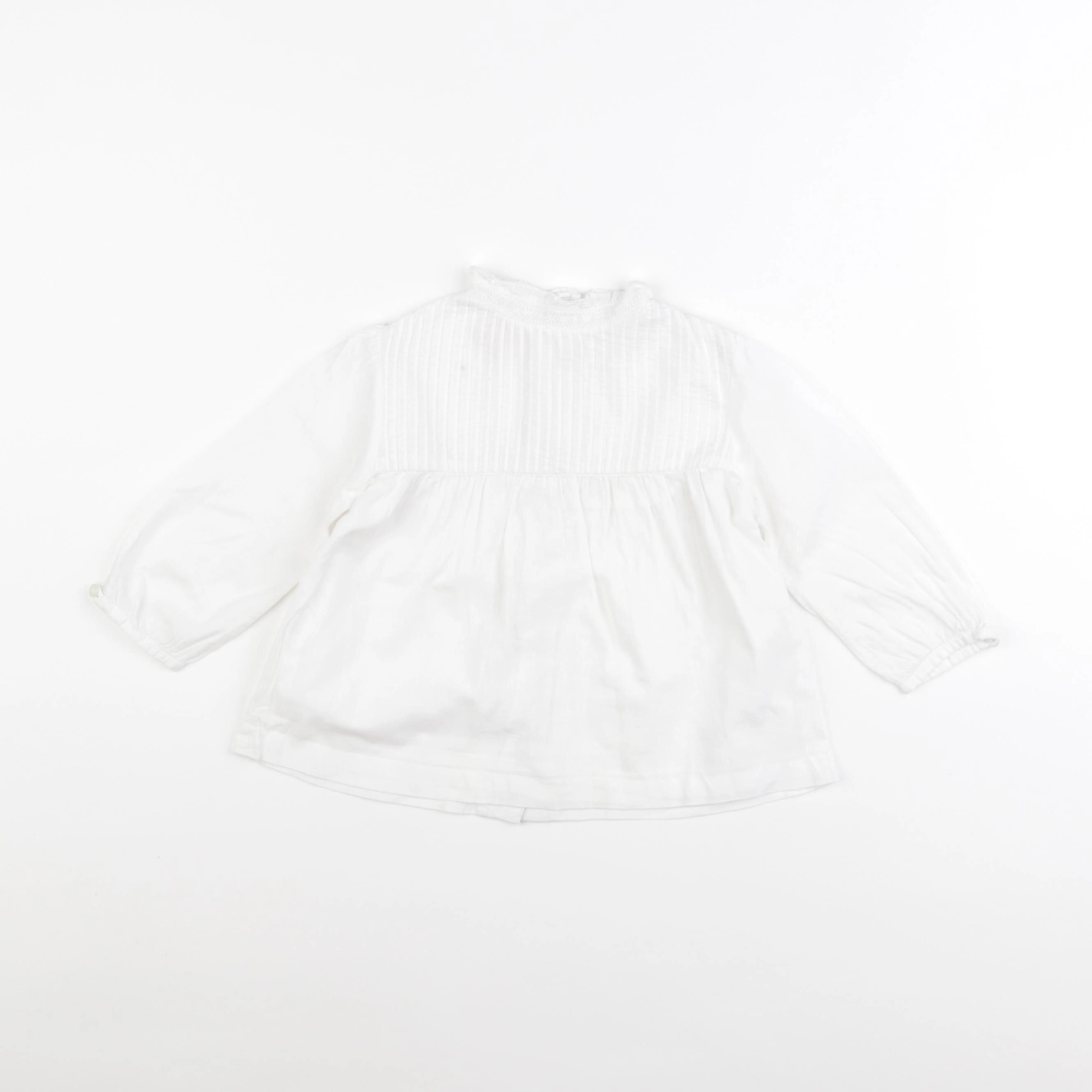 Gocco - blouse blanc - 12/18 mois
