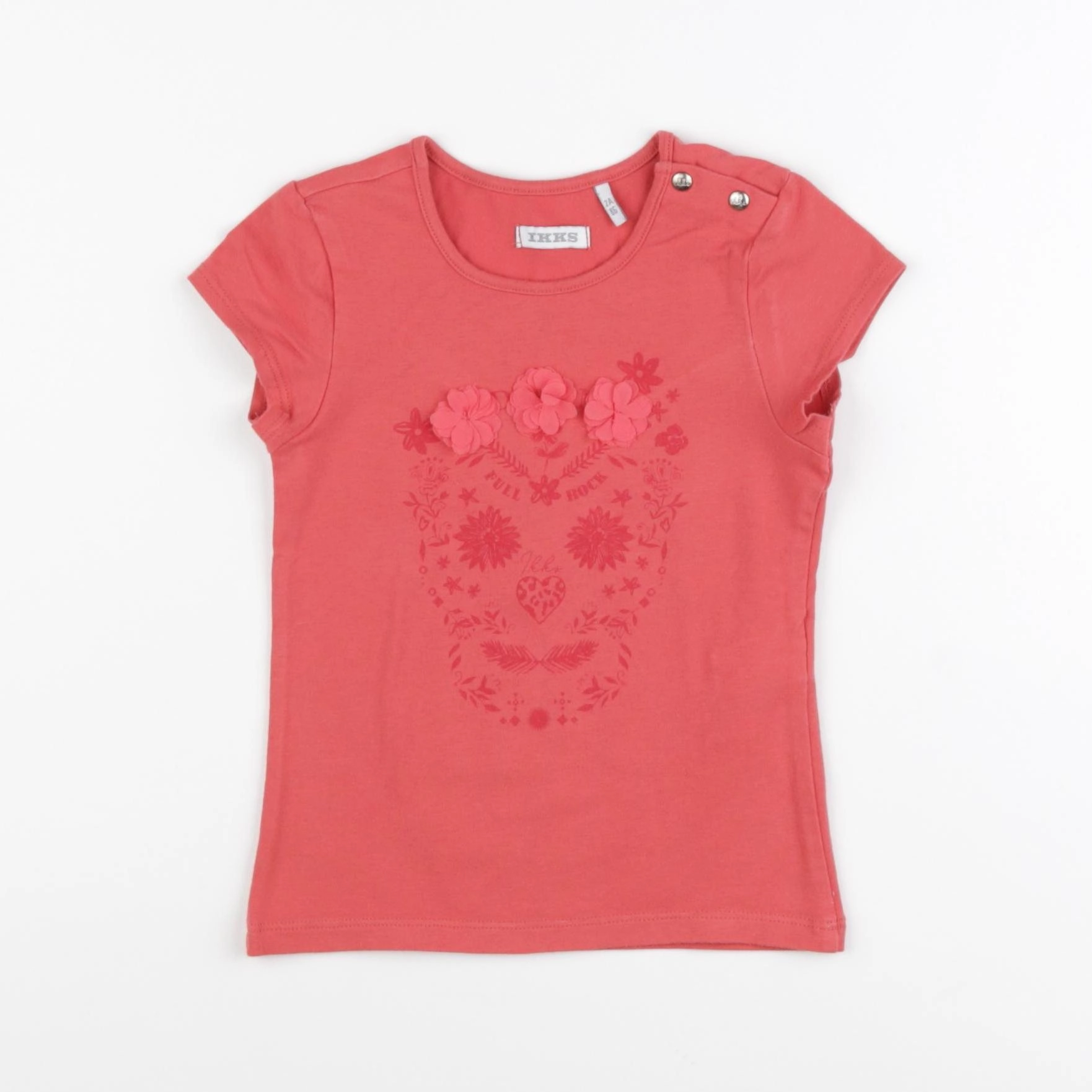 IKKS - tee-shirt rose - 2 ans