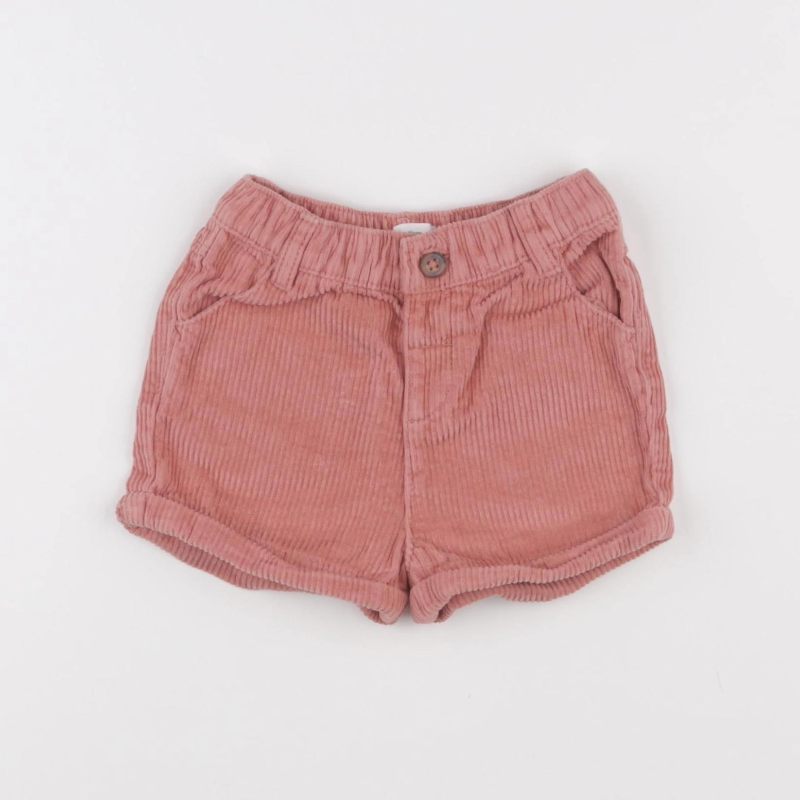 Vertbaudet - short rose - 12 mois