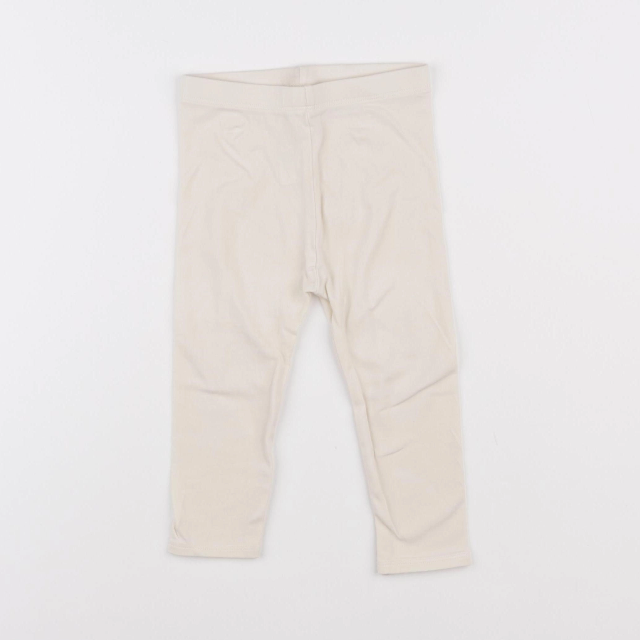 Vertbaudet - legging blanc - 18 mois