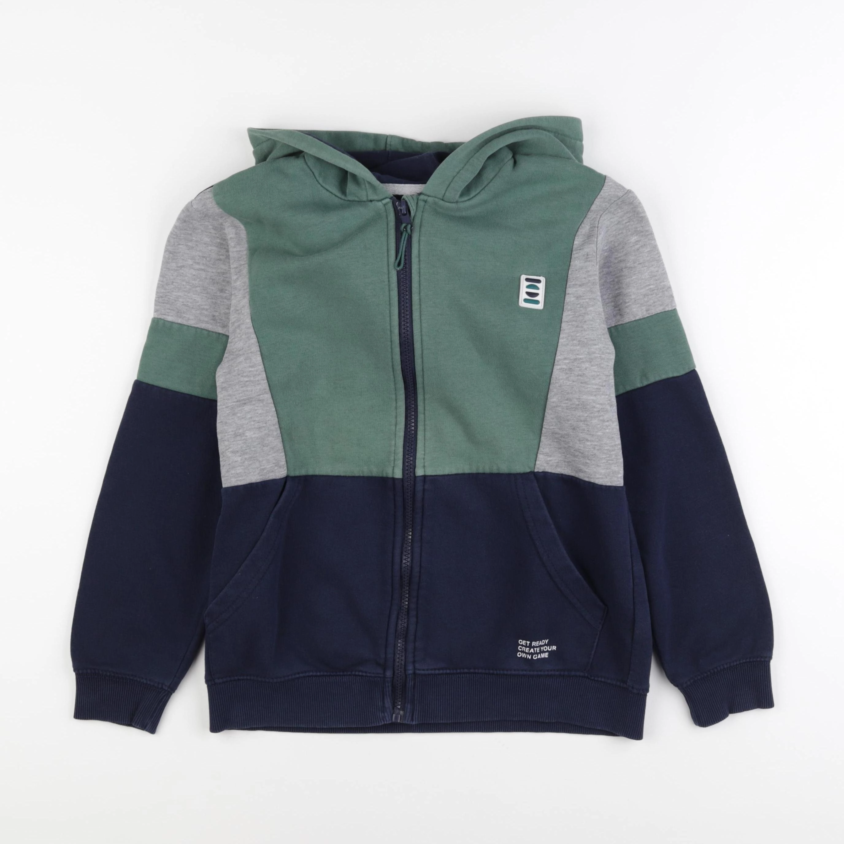Vertbaudet - sweat multicolore - 12 ans