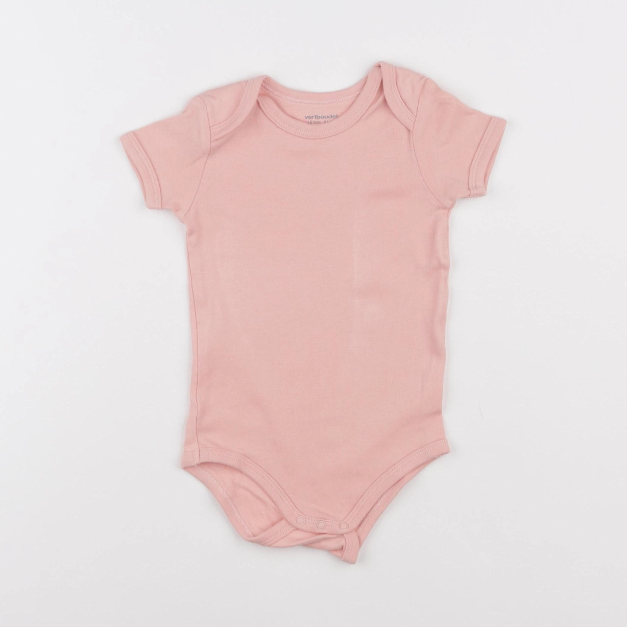 Vertbaudet - body rose - 18 mois