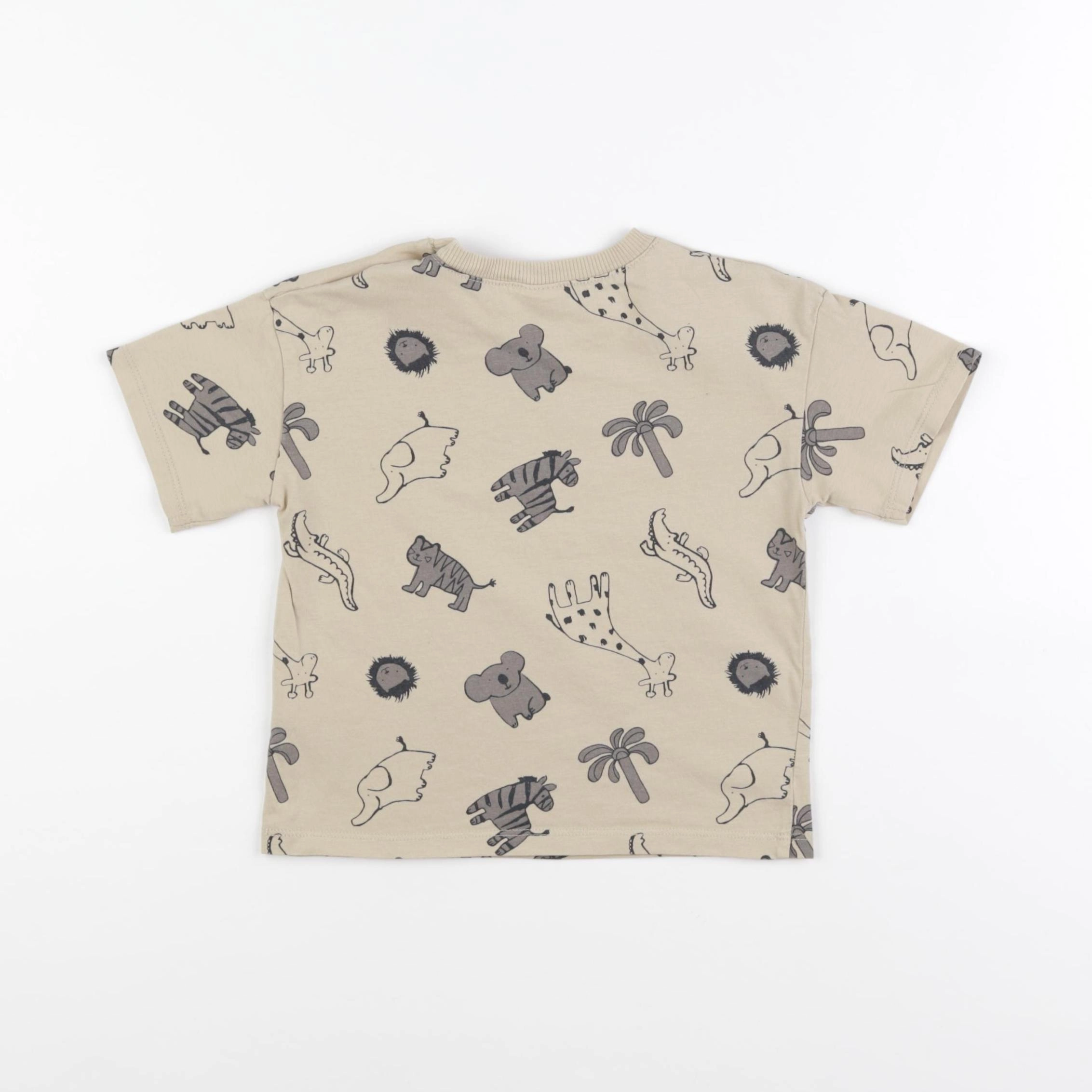 H&M - tee-shirt beige - 18/24 mois