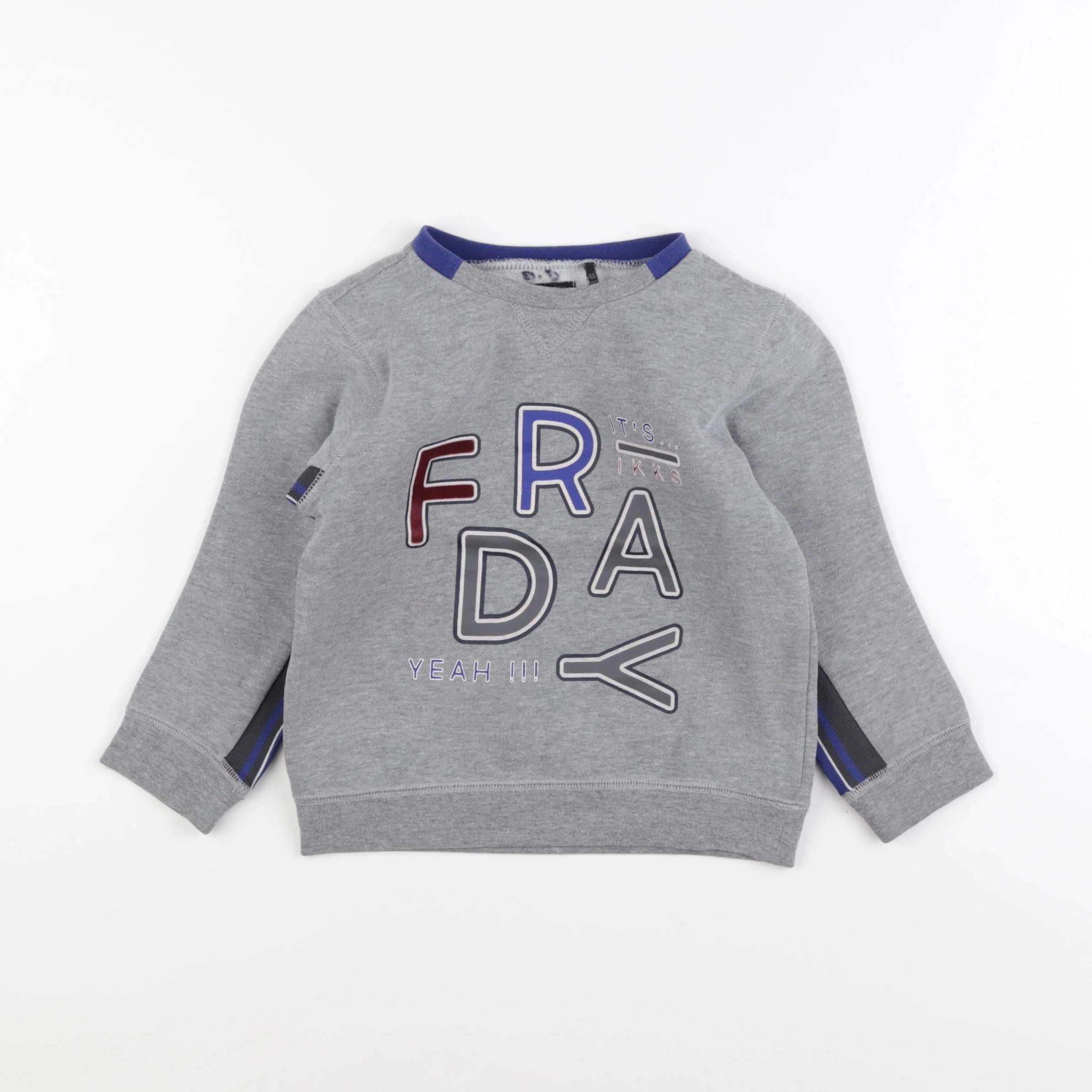IKKS - sweat gris - 4 ans