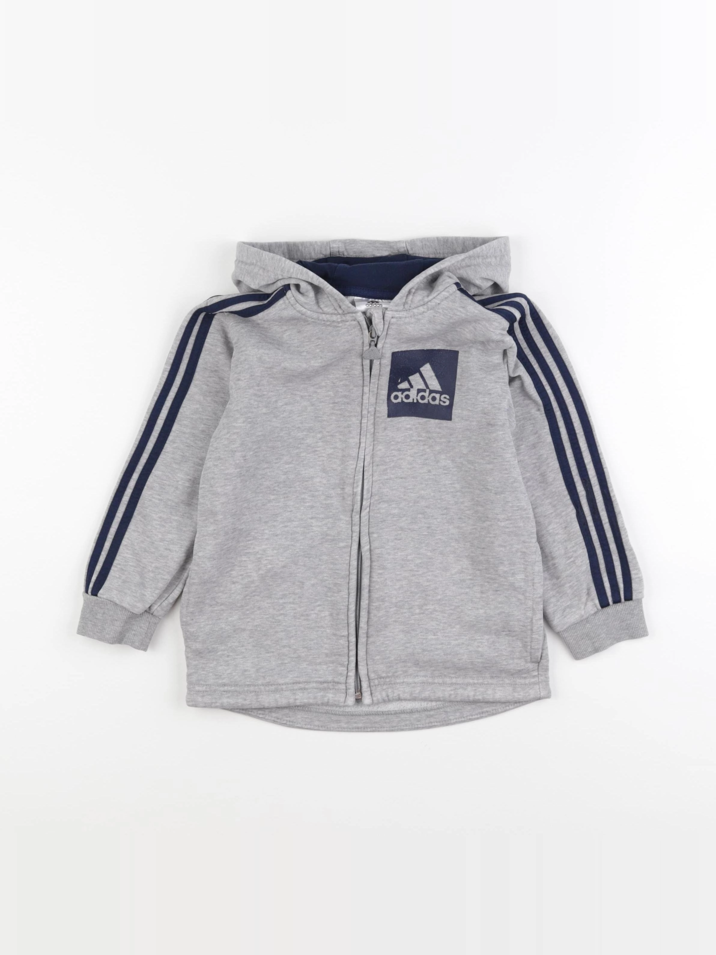 Adidas - sweat gris - 3/4 ans