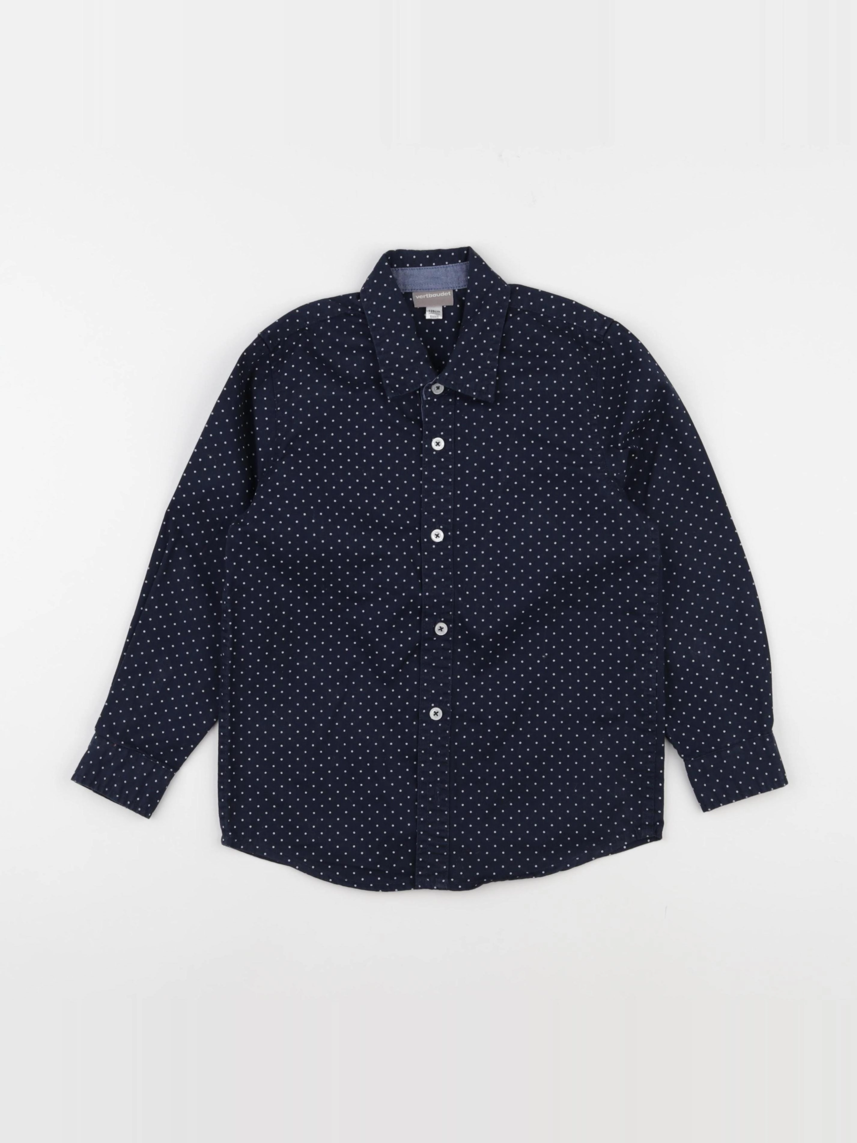 Vertbaudet - chemise bleu - 8 ans