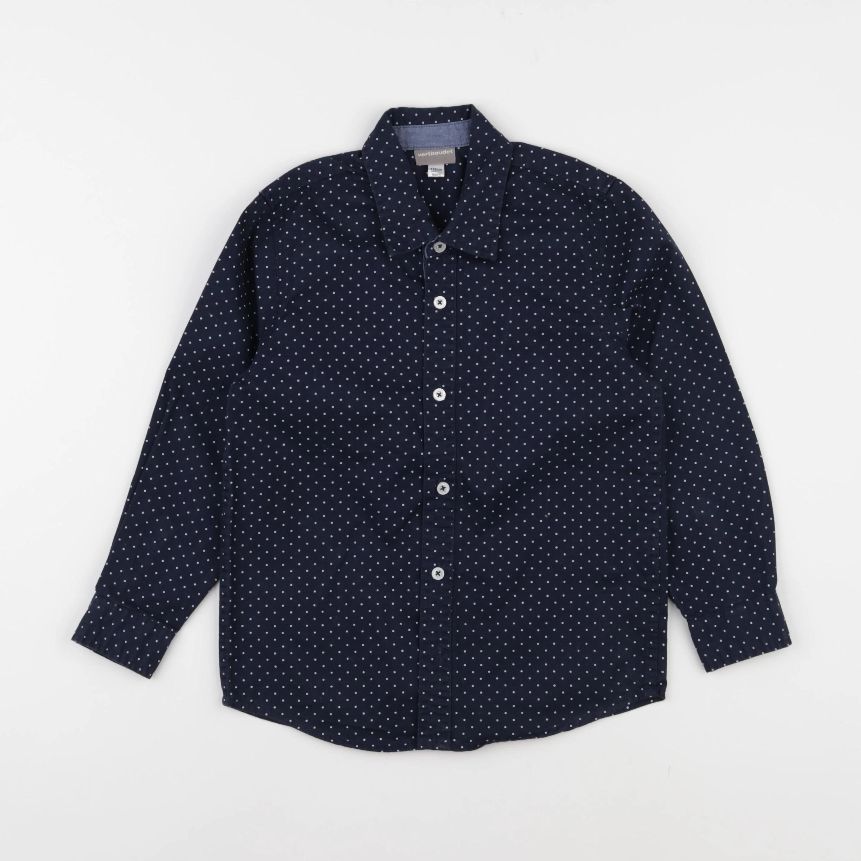 Vertbaudet - chemise bleu - 8 ans