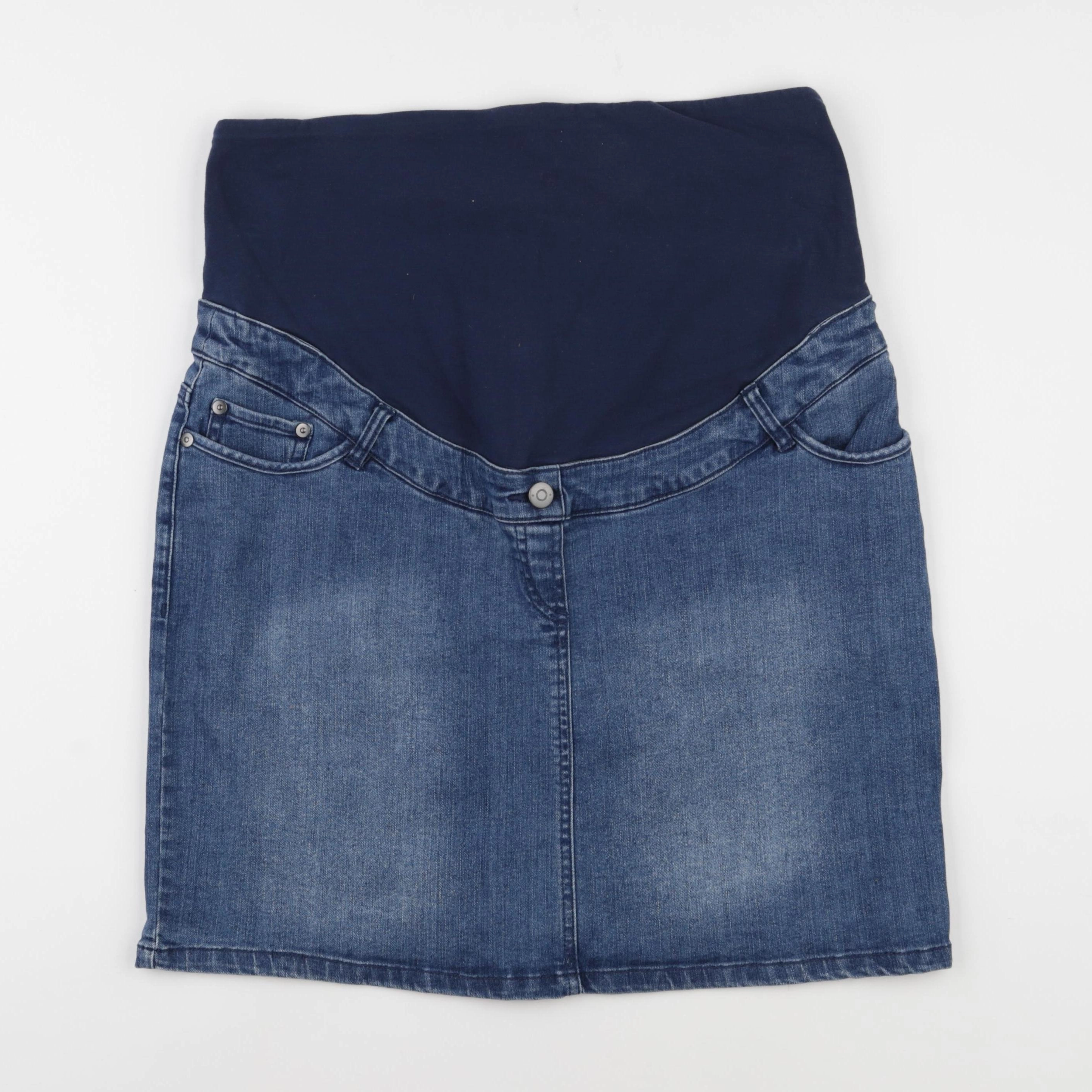 Vertbaudet - jupe grossesse bleu - 44