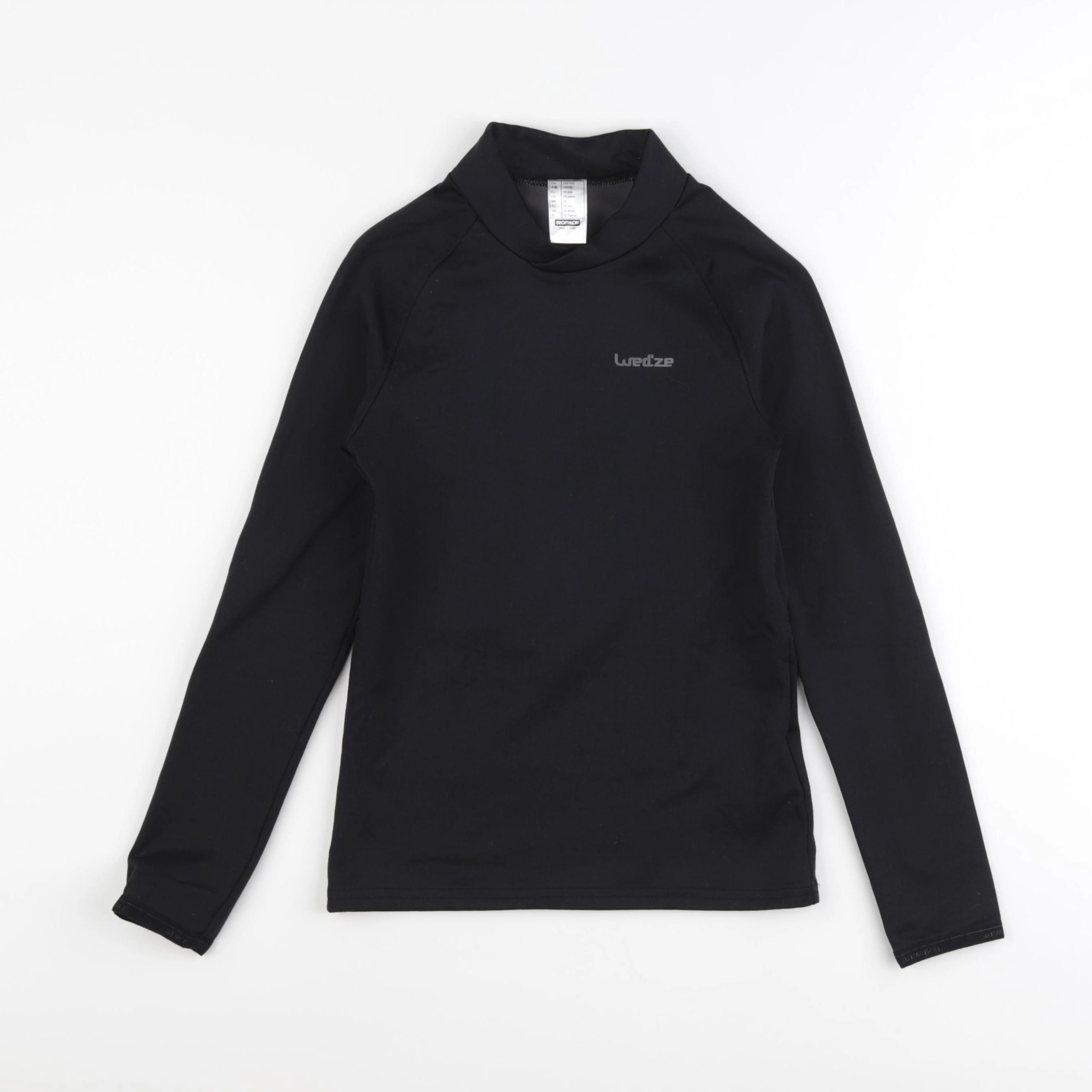 Decathlon ski - sous-pull technique noir - 10 ans