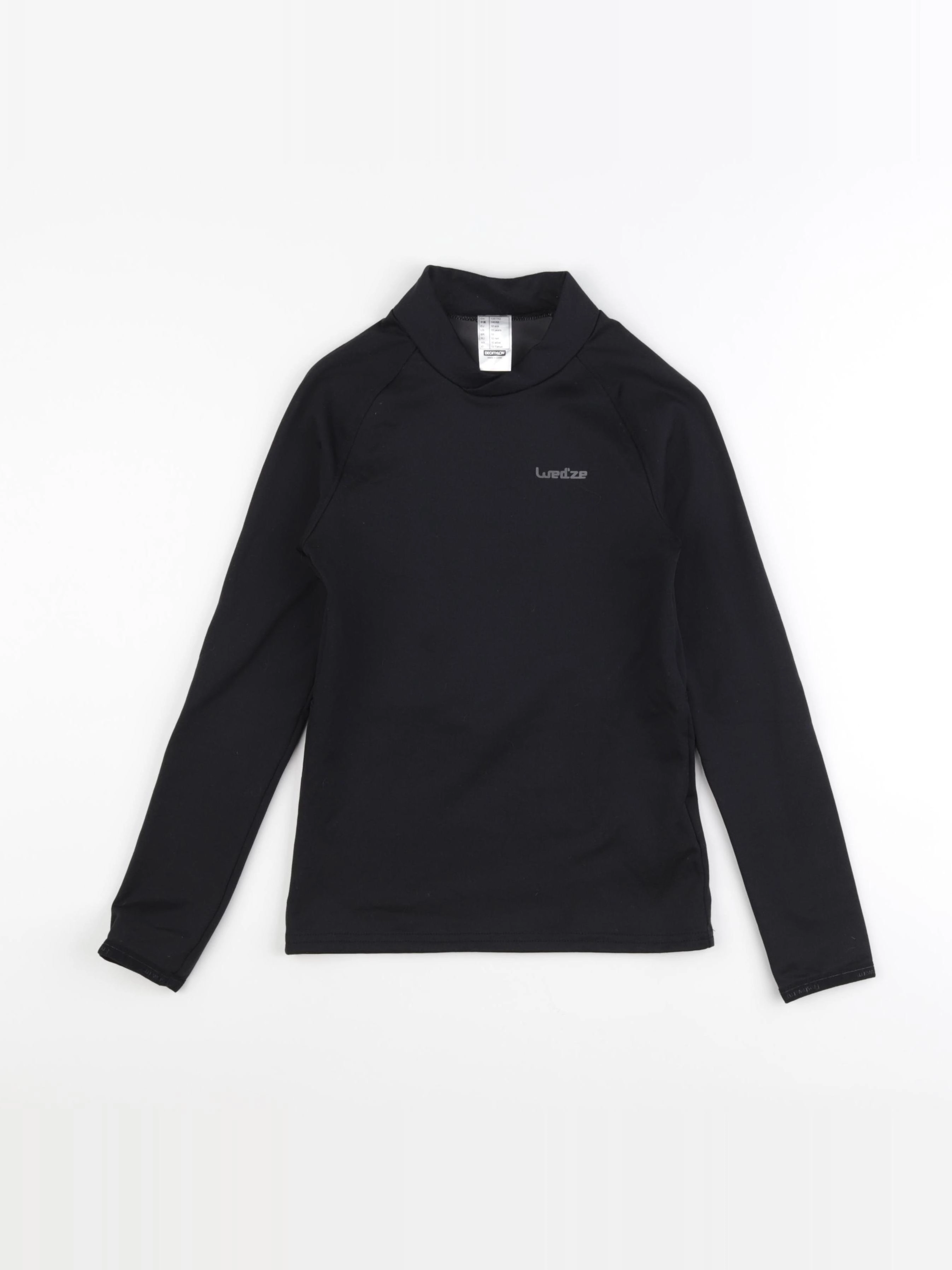 Decathlon ski - sous-pull technique noir - 10 ans