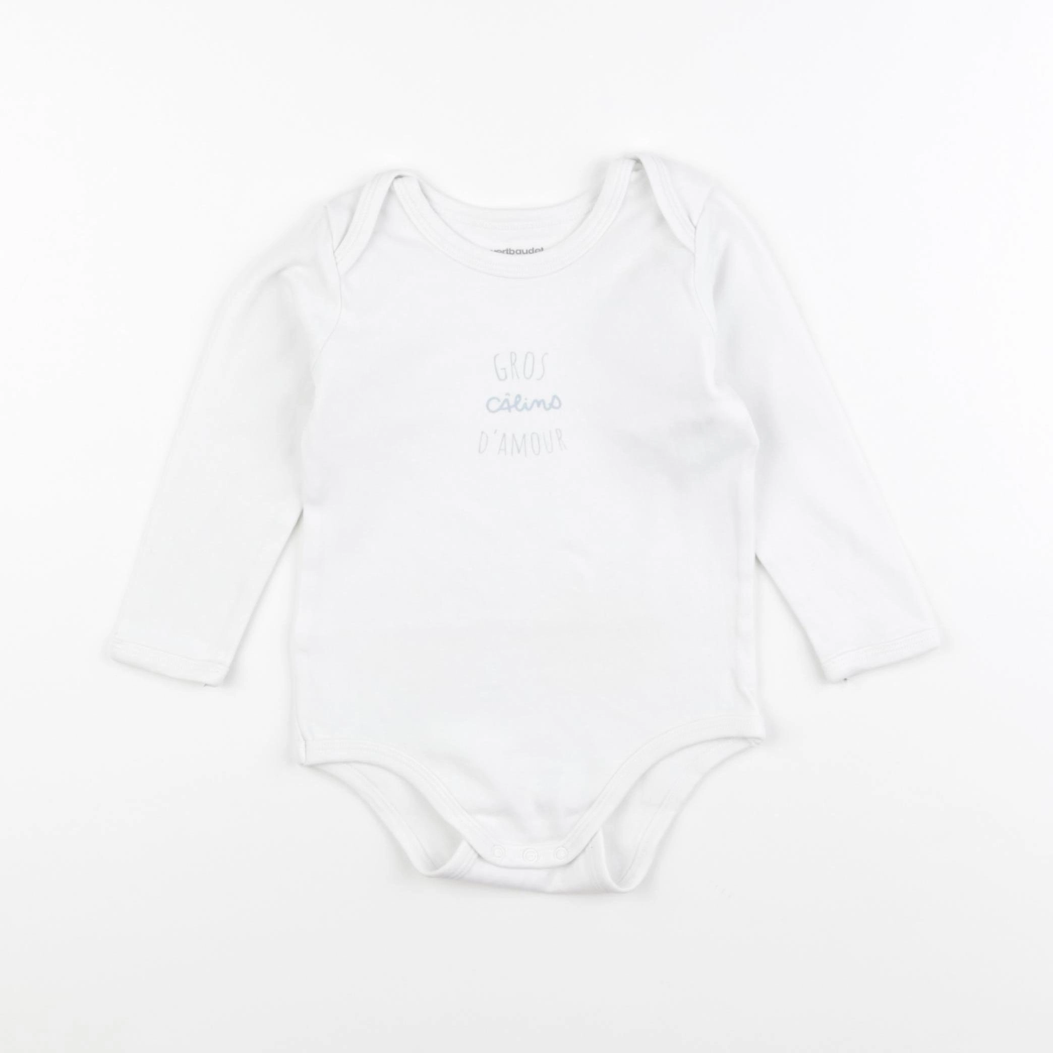 Vertbaudet - body blanc - 24 mois
