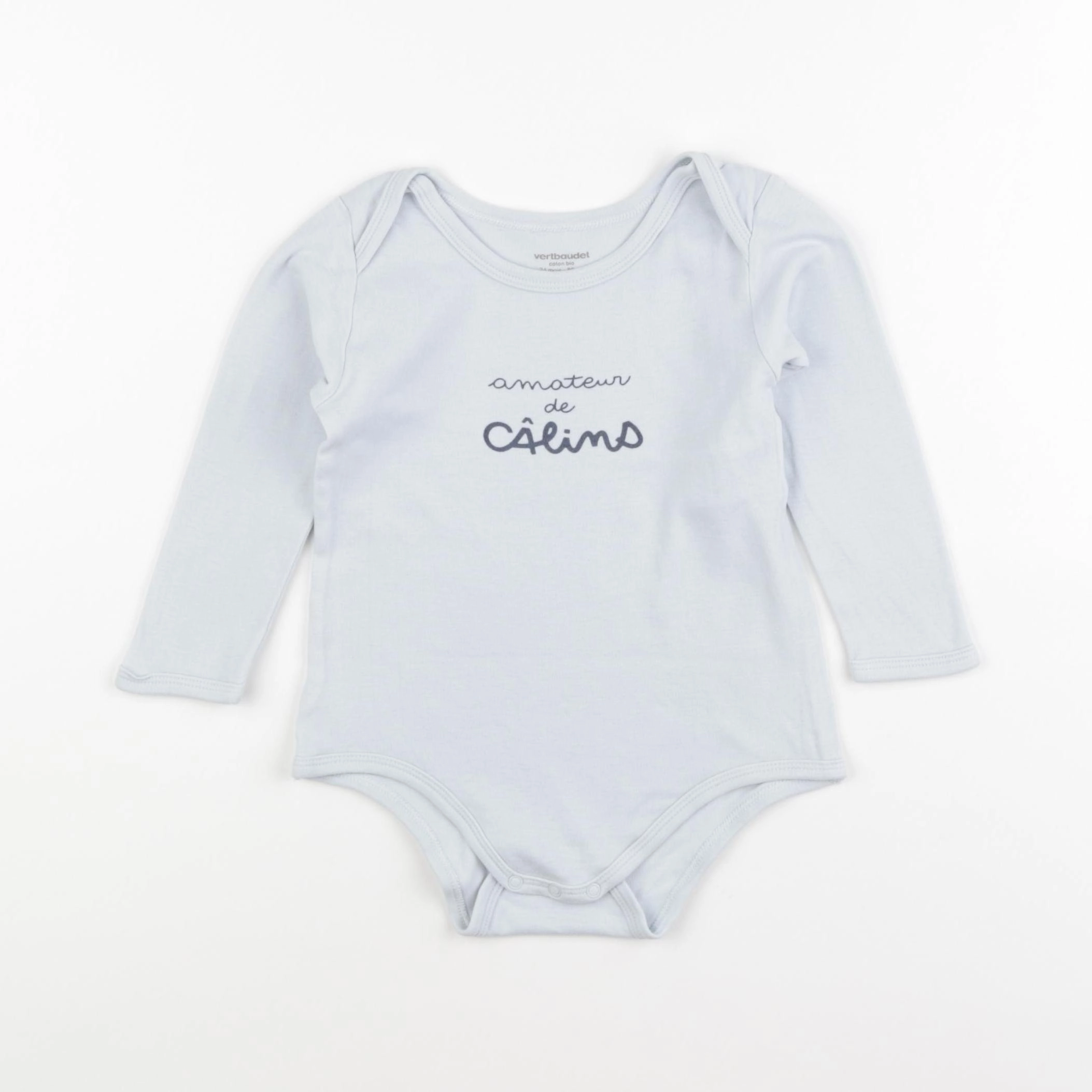 Vertbaudet - body bleu - 24 mois