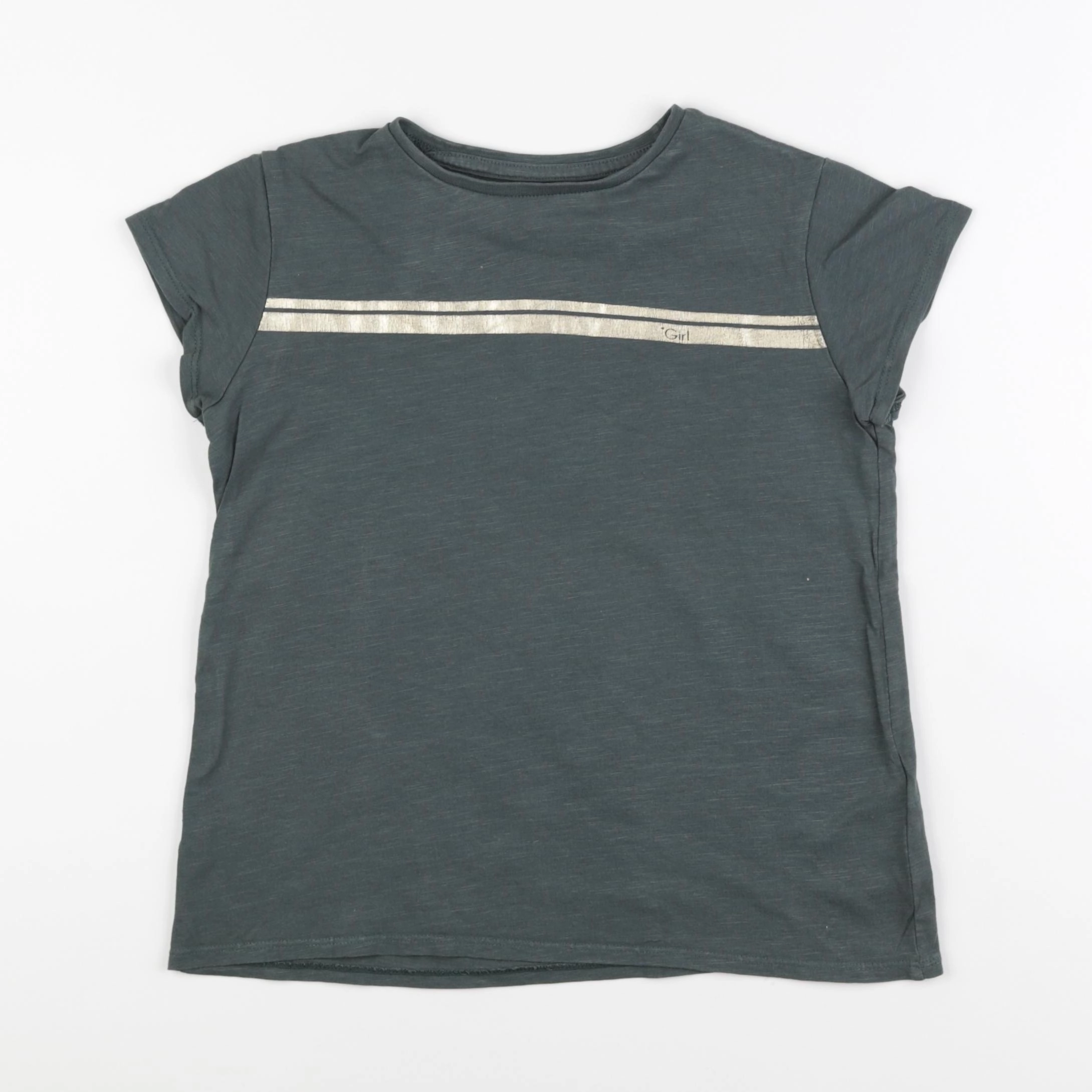 Vertbaudet - tee-shirt vert - 10 ans