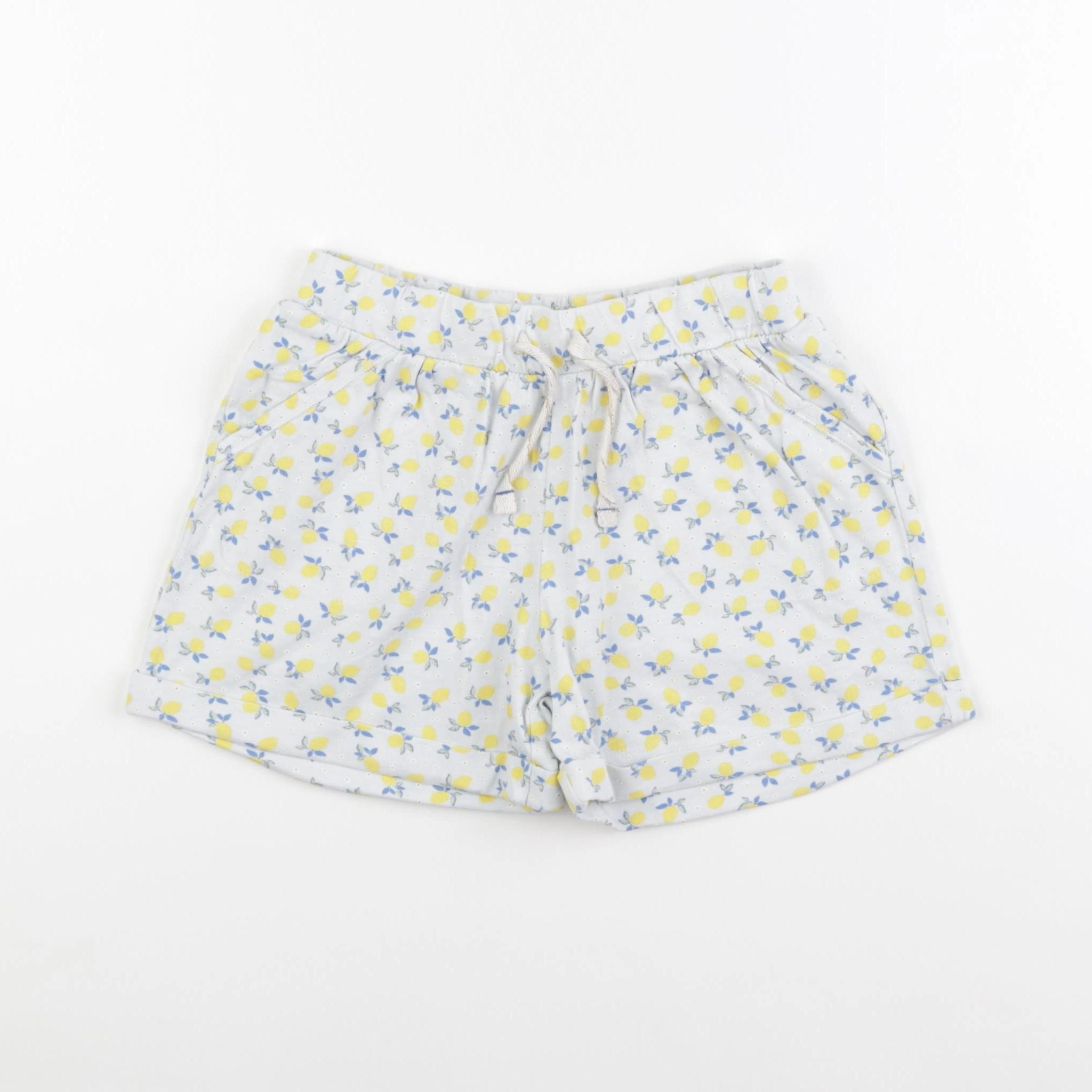 Vertbaudet - short bleu, jaune - 10 ans
