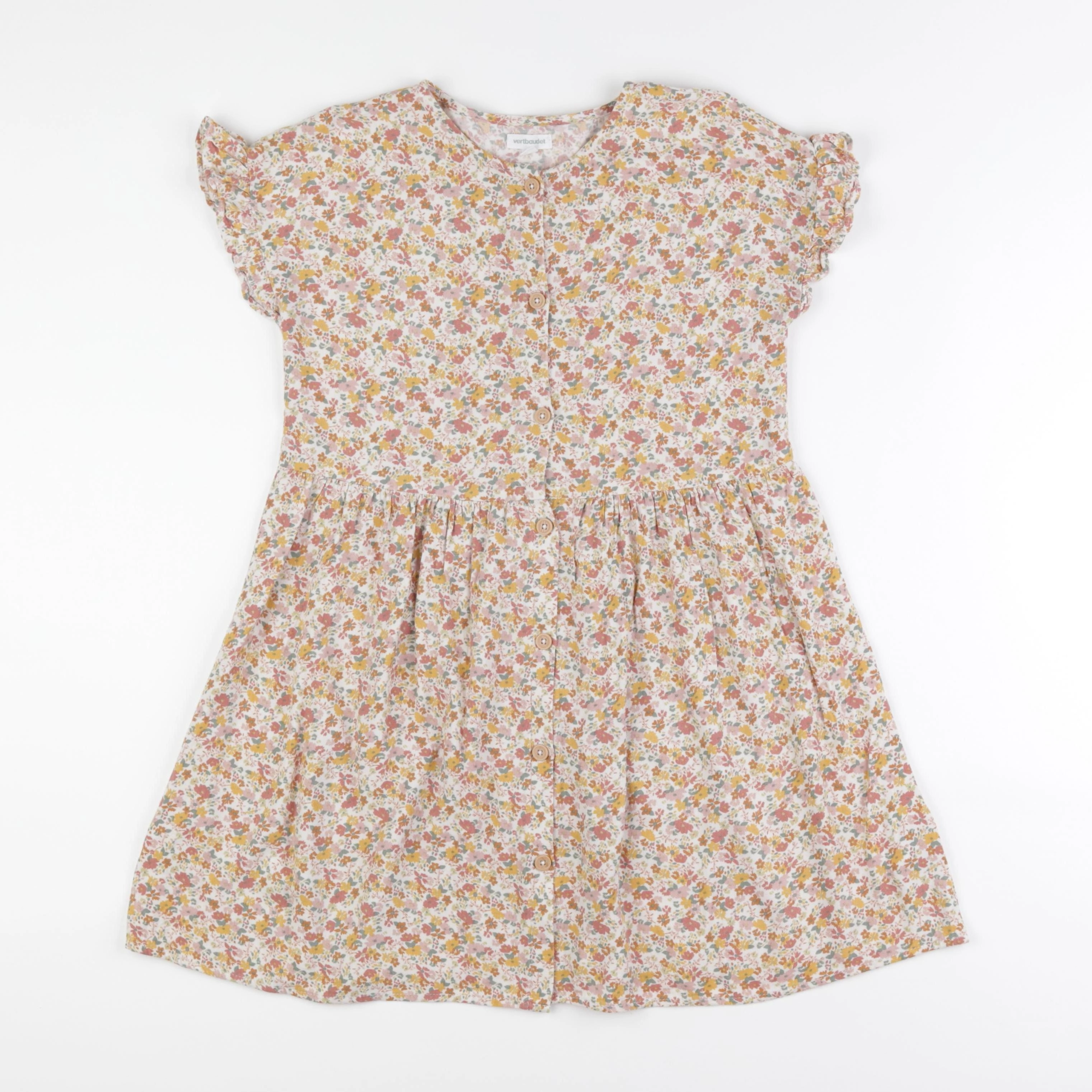 Vertbaudet - robe multicolore - 10 ans