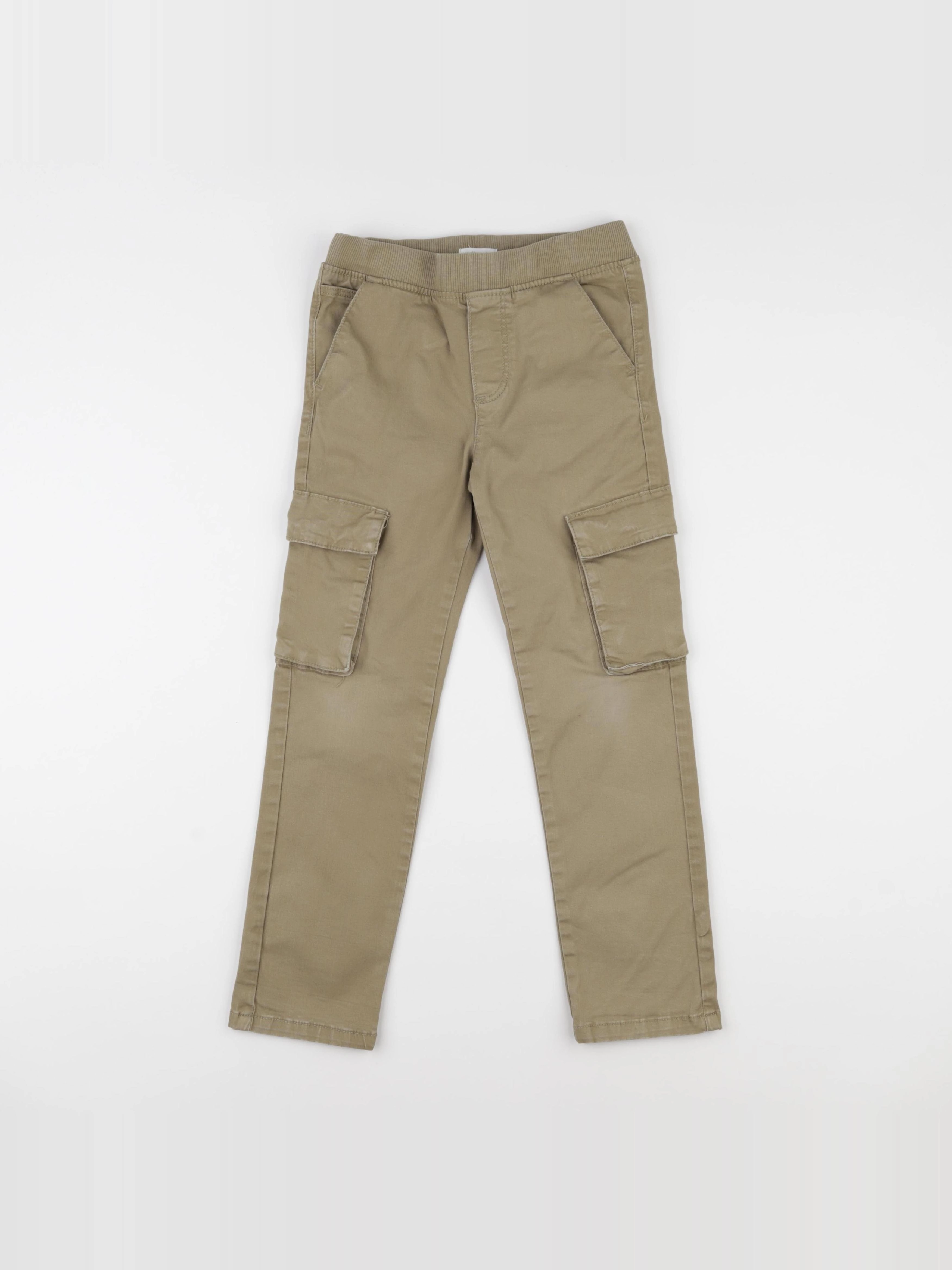Vertbaudet - pantalon beige - 8 ans