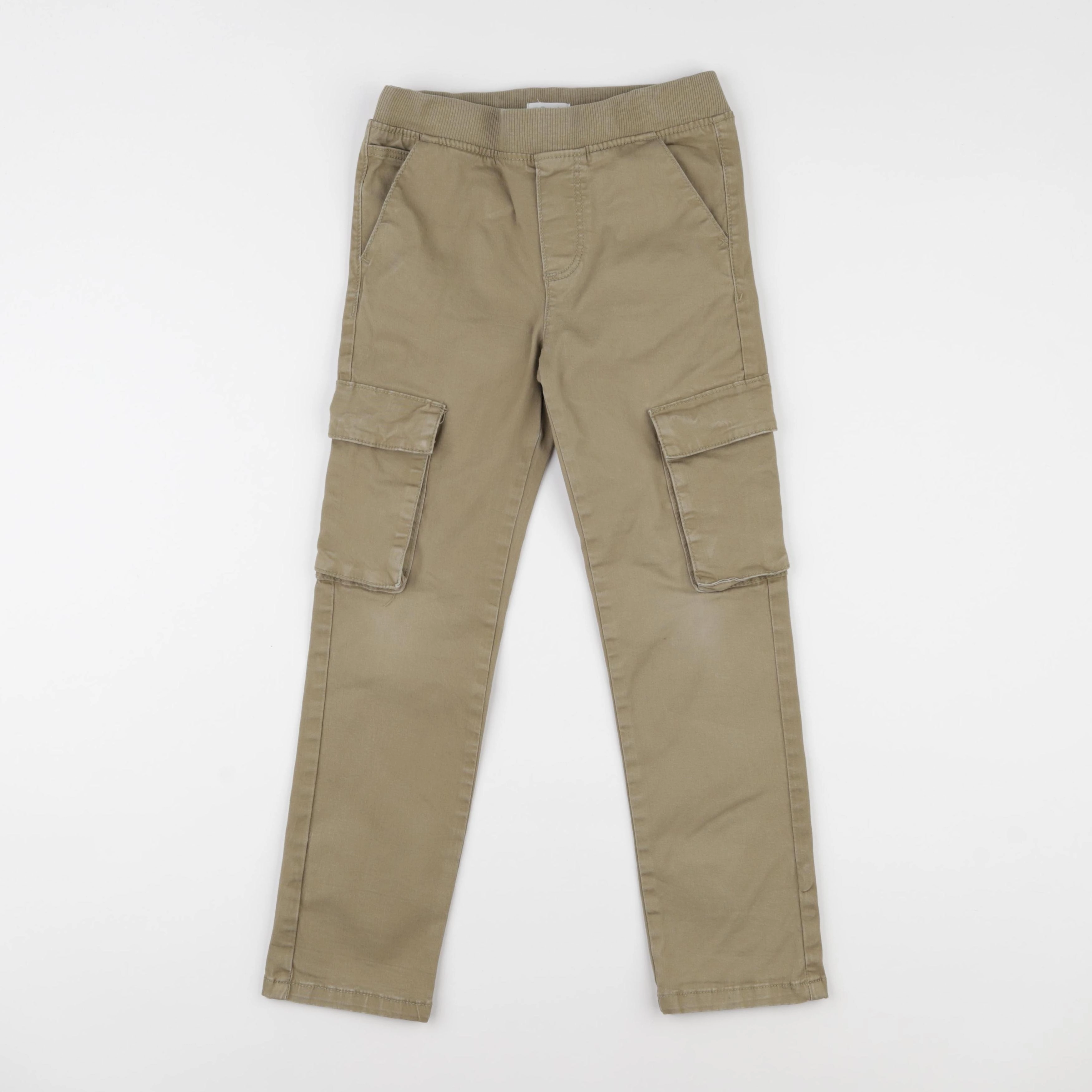 Vertbaudet - pantalon beige - 8 ans