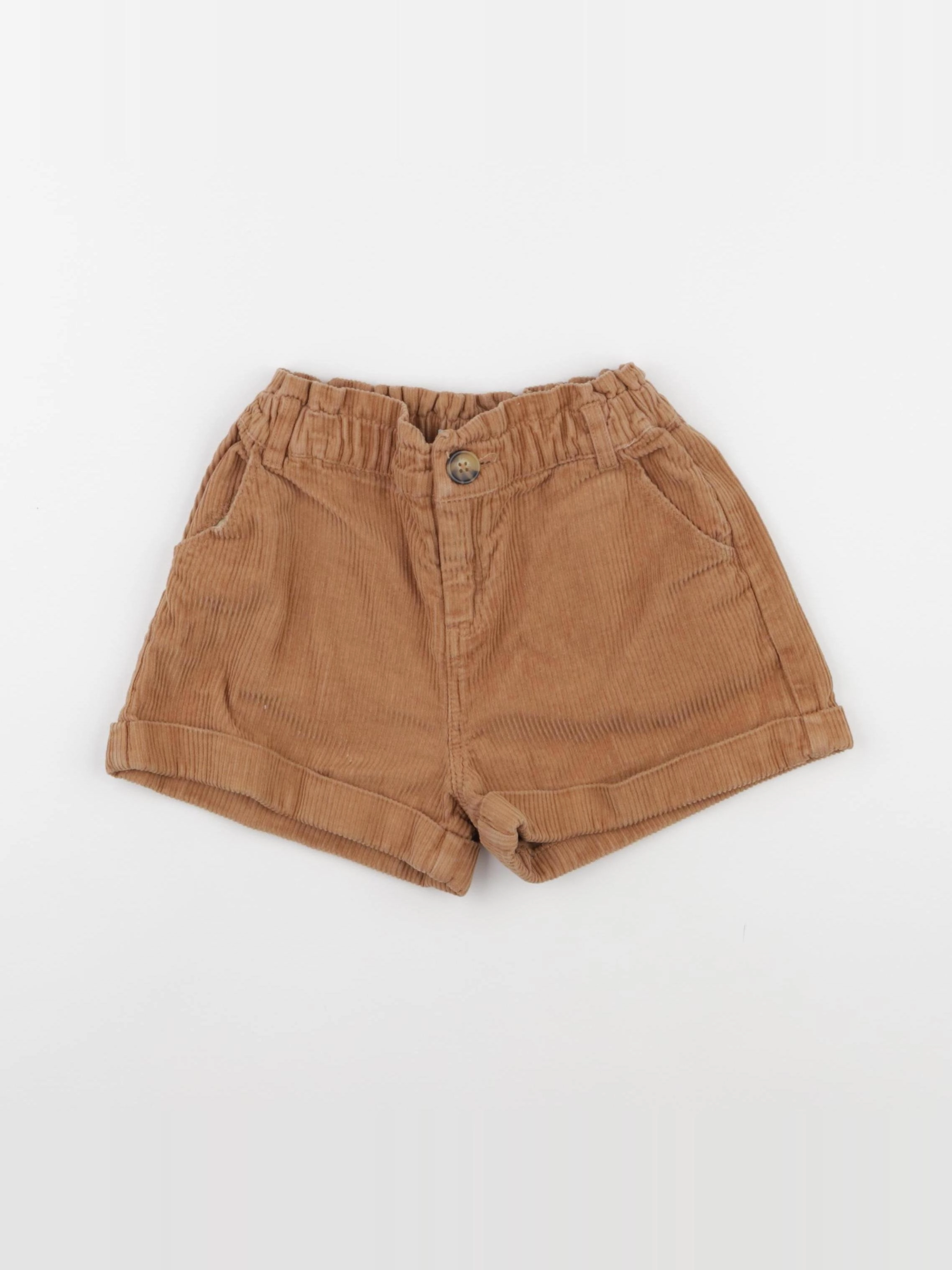 Vertbaudet - short marron - 7 ans