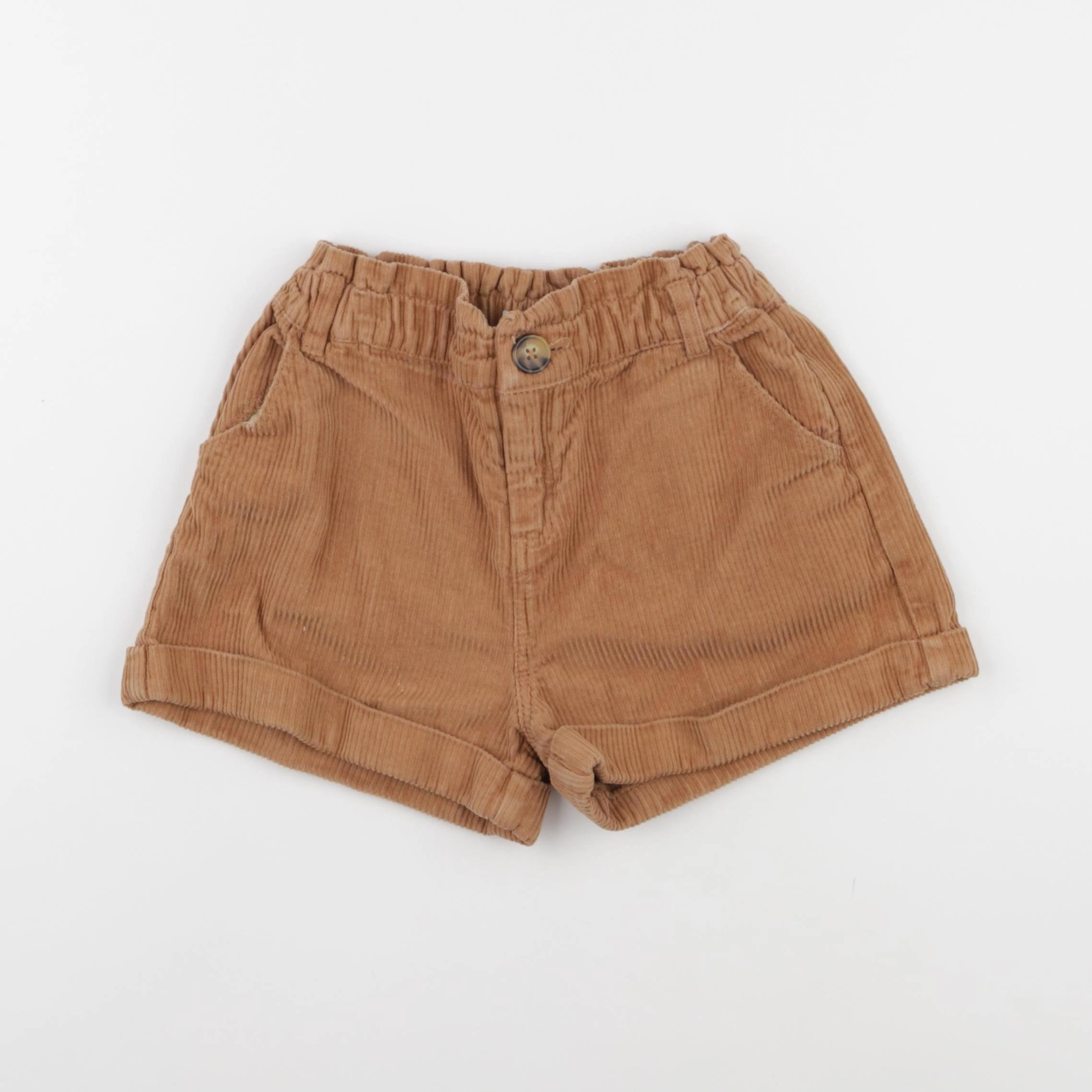 Vertbaudet - short marron - 7 ans